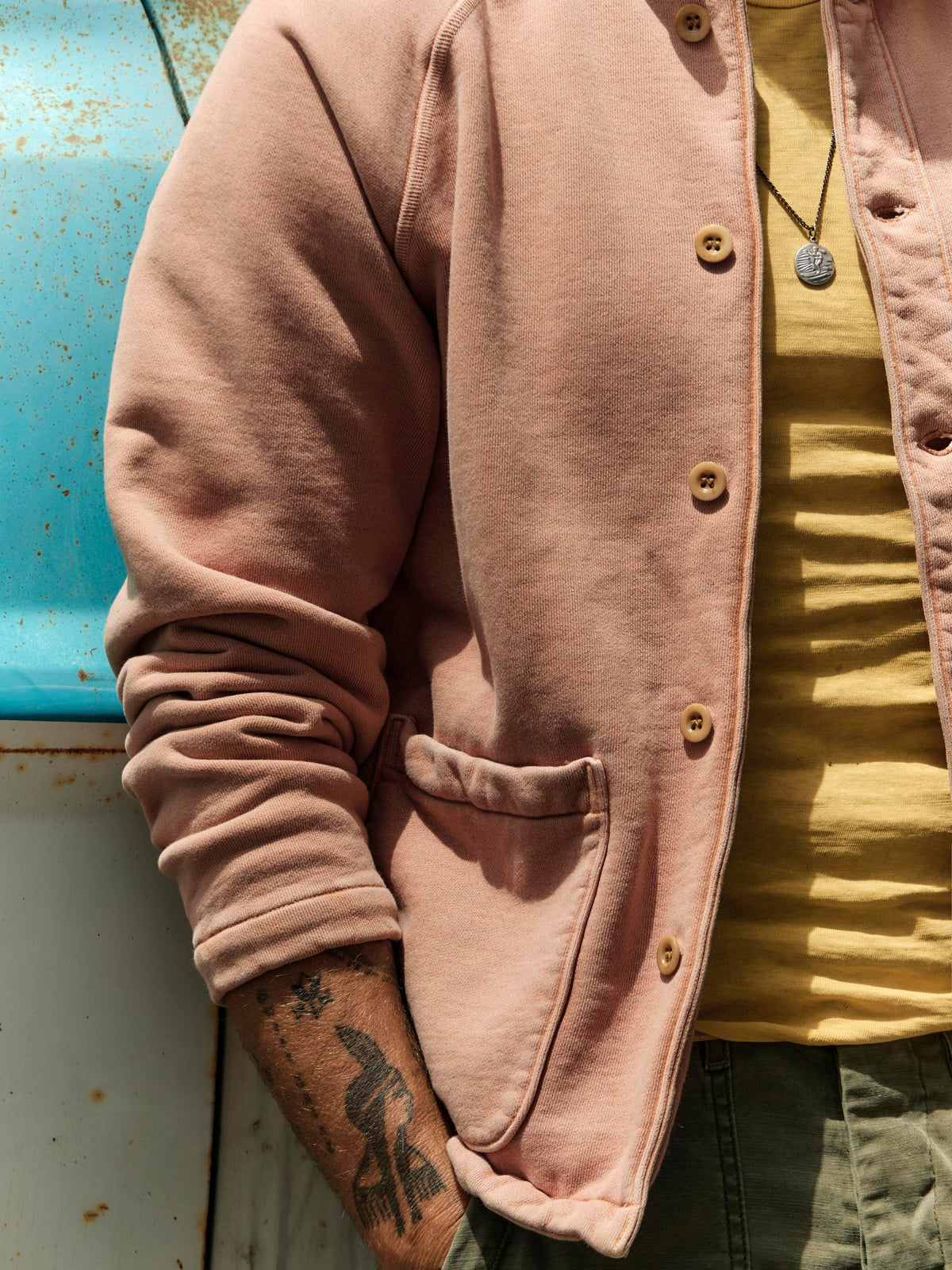 fairview knit raglan jacket in sedona