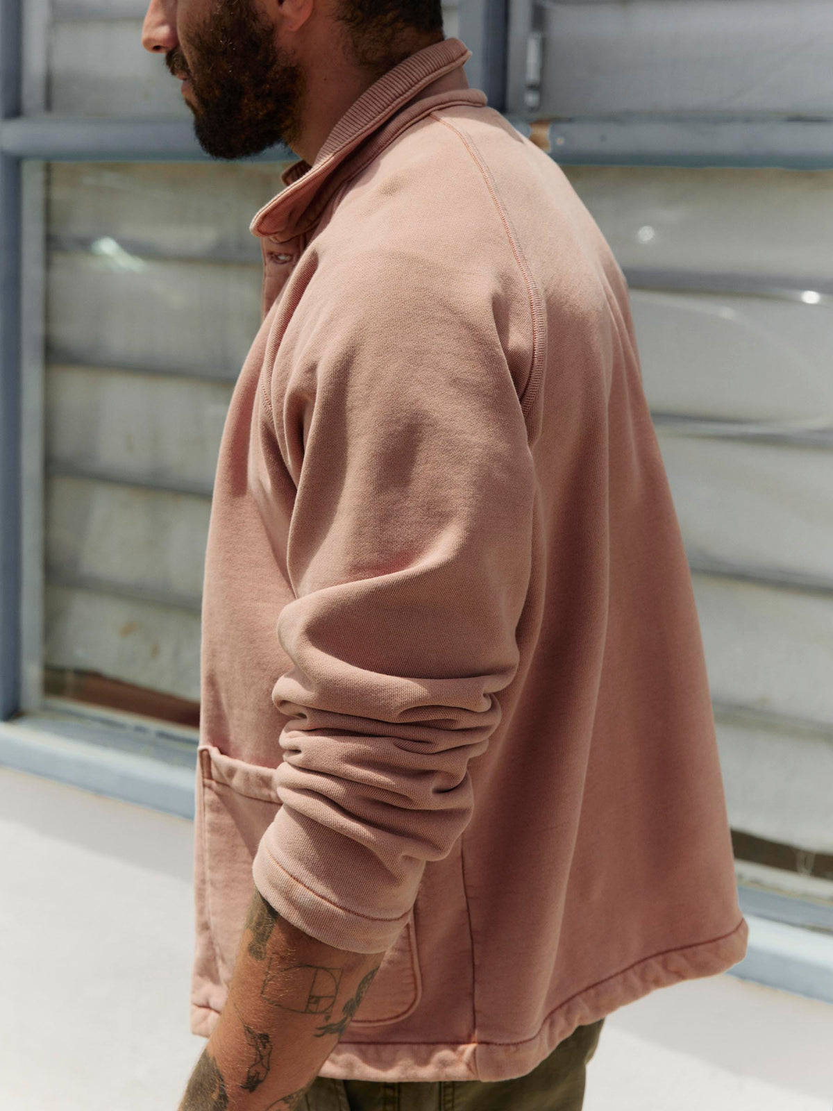 fairview knit raglan jacket in sedona