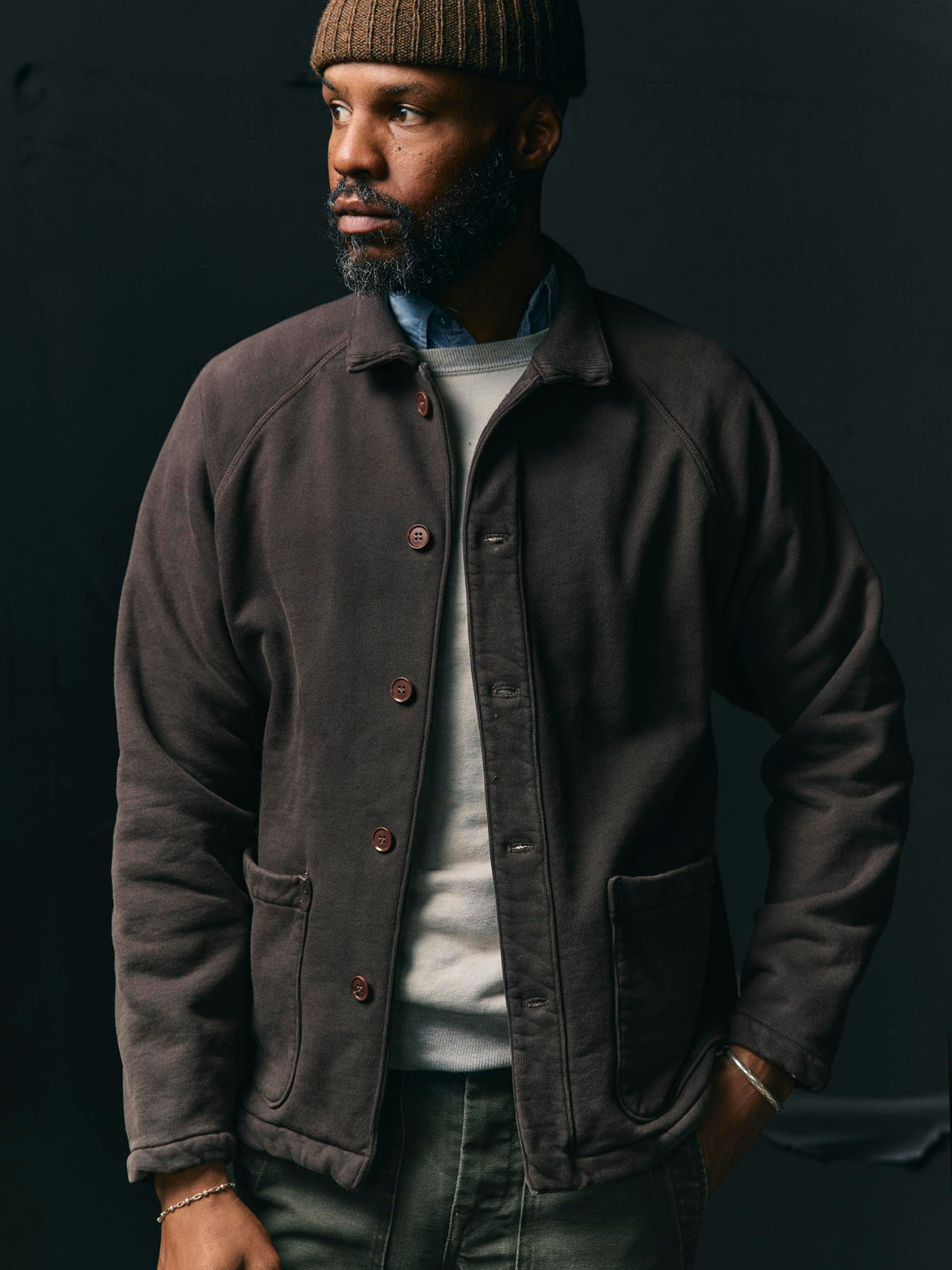 fairview knit raglan jacket