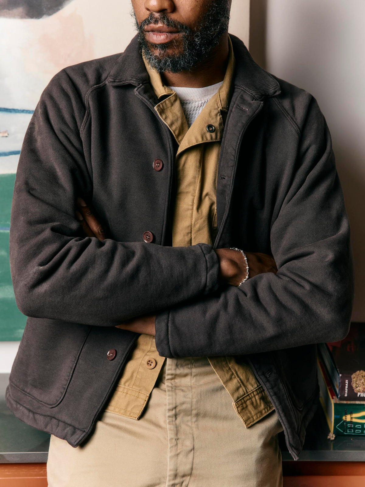 fairview knit raglan jacket