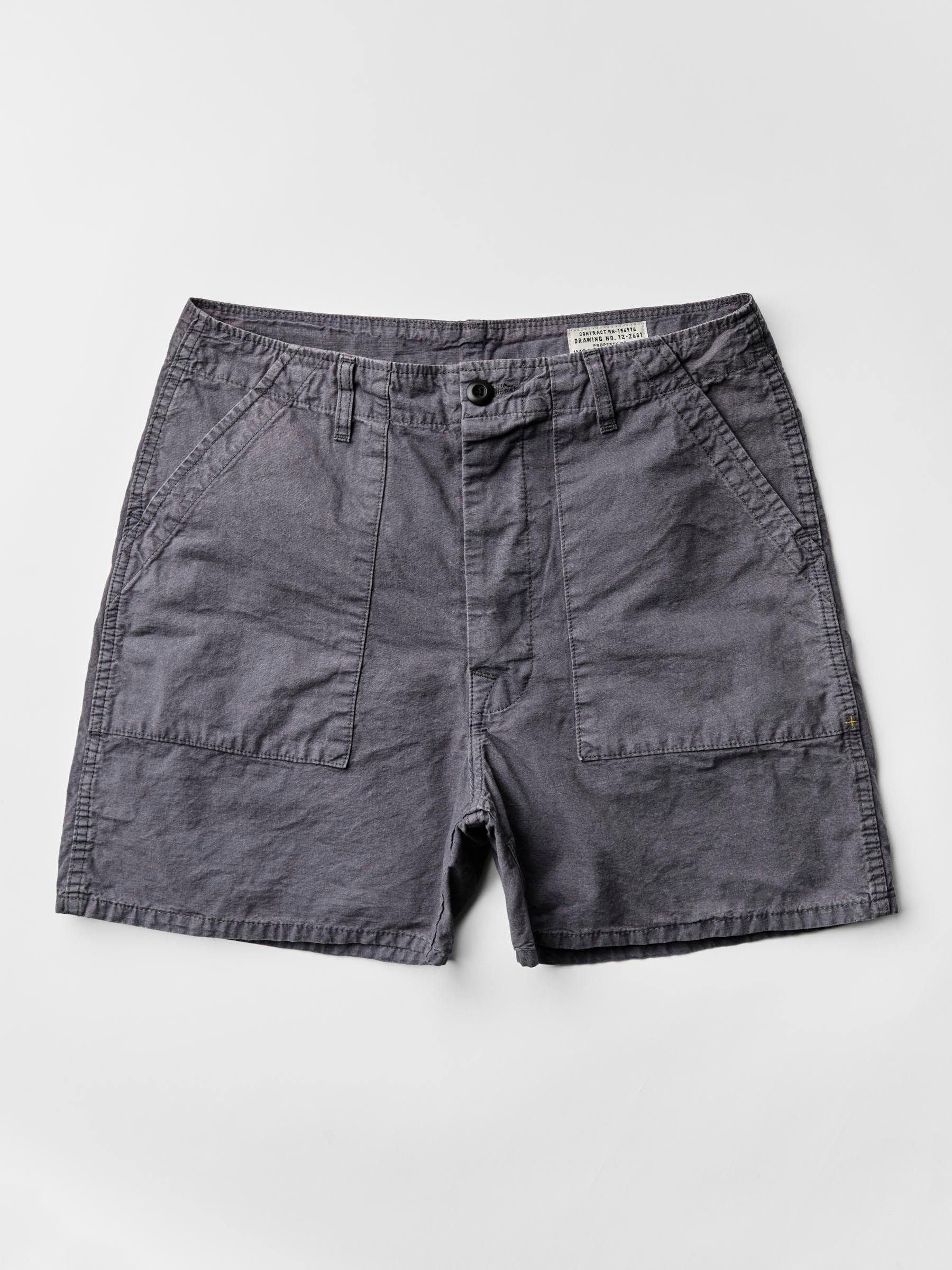 the ripstop fatigue short in sunfaded navy – imogene + willie