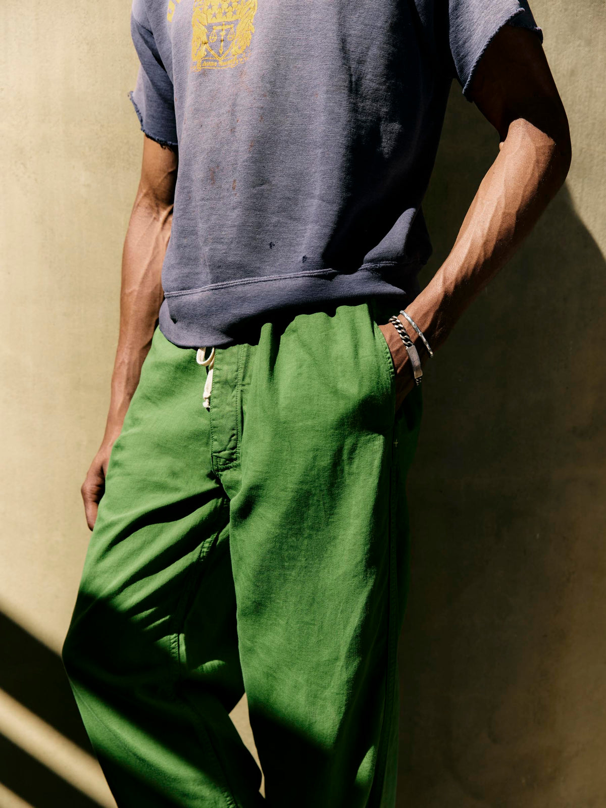 the lounge pant in fern green