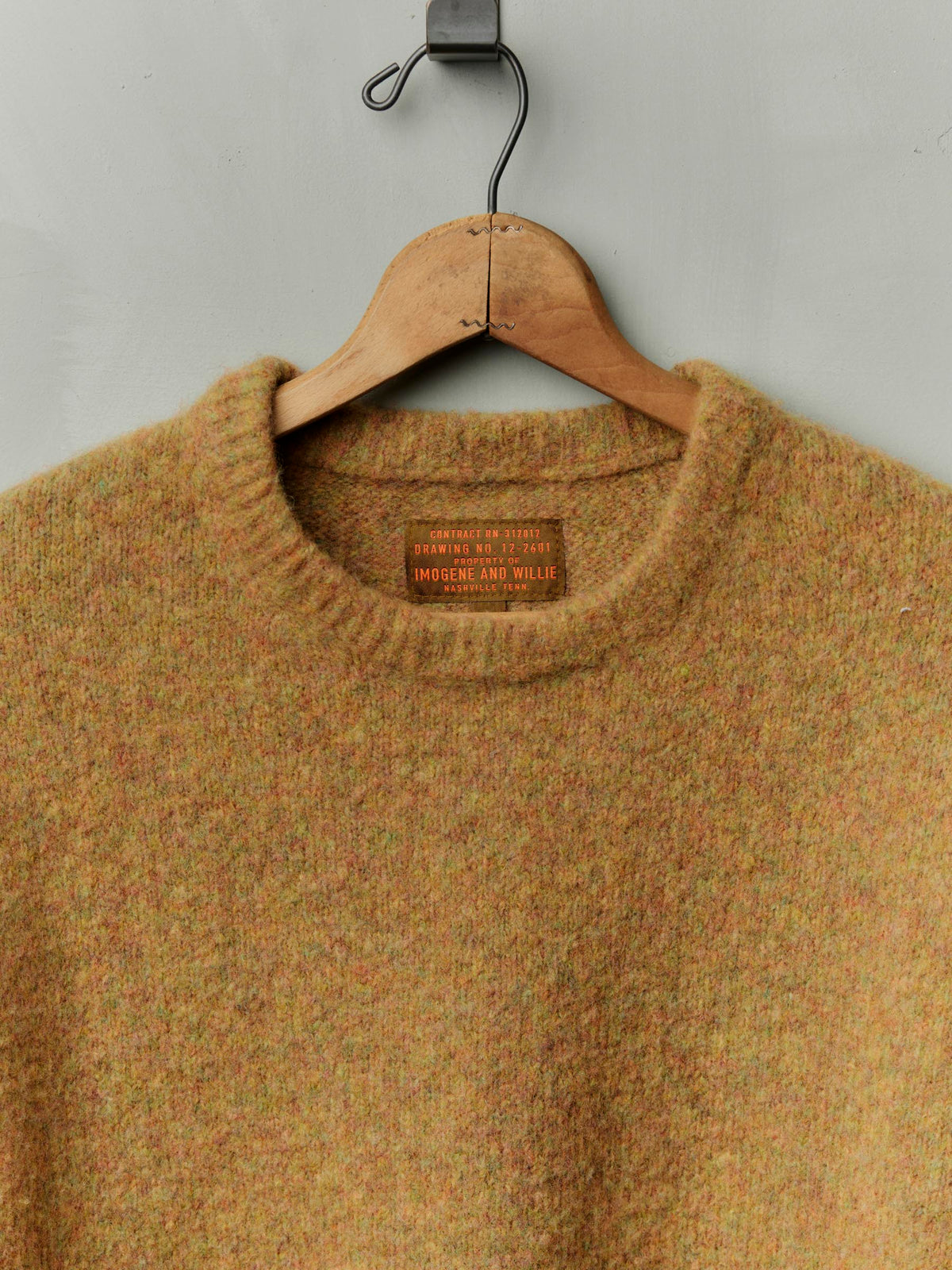 florence wool sweater in sunset melange