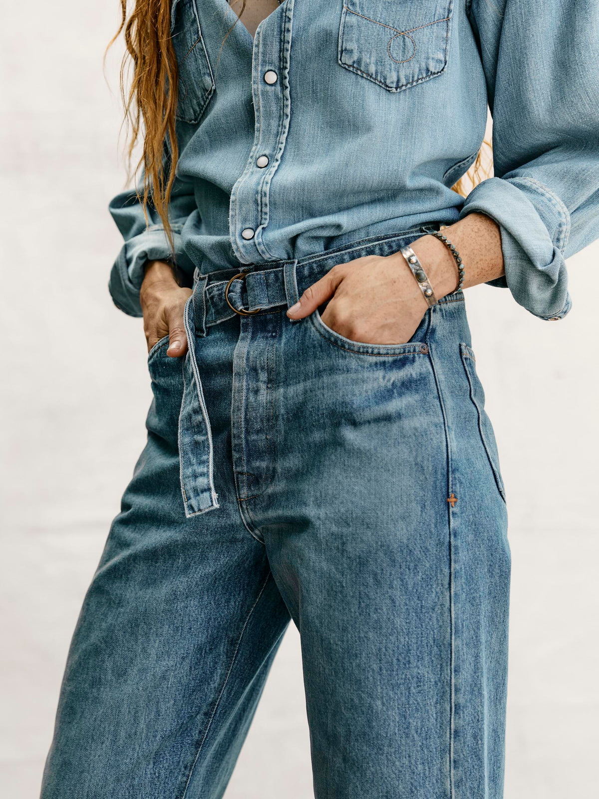 frankie belted jean