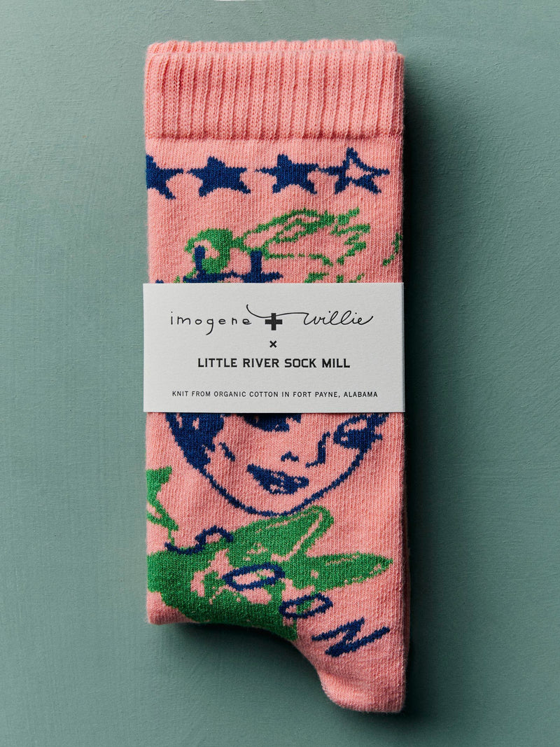 the "graffiti" sock - Model