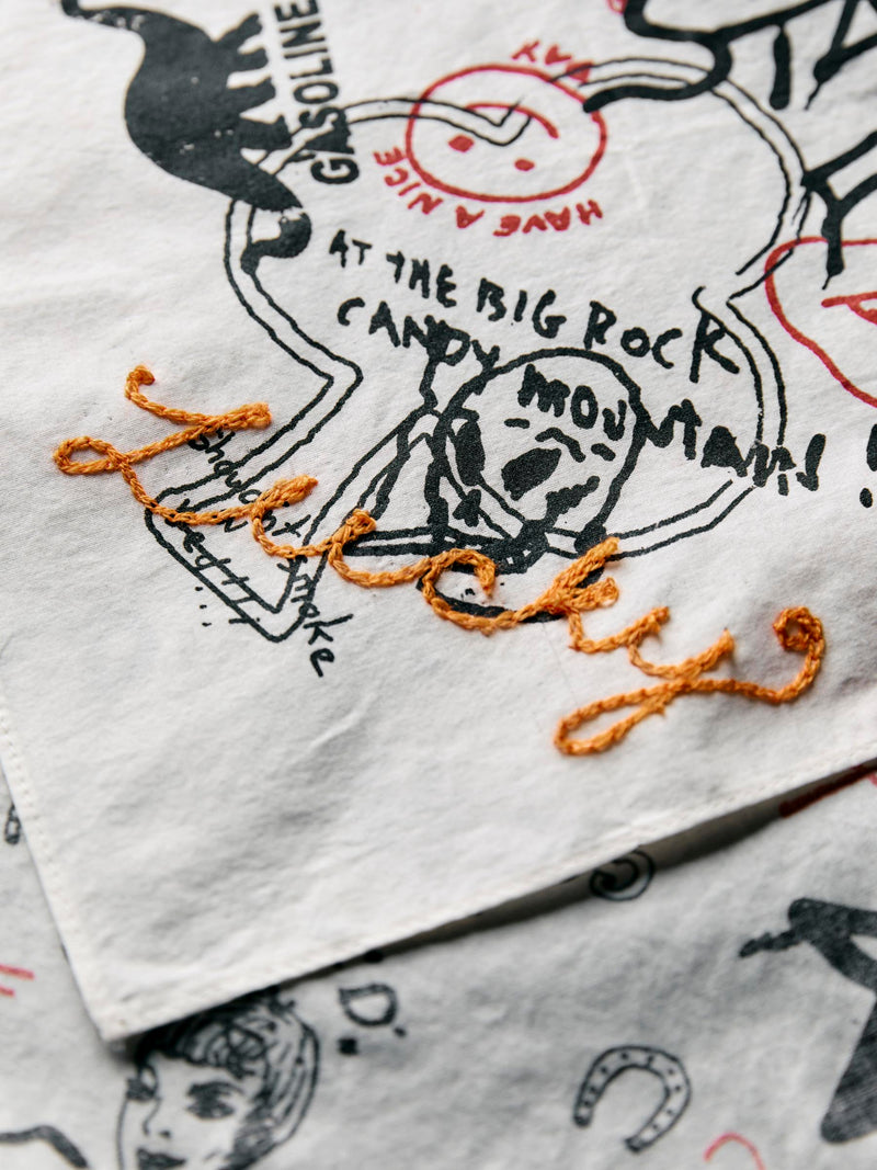 the "graffiti" bandana - Model