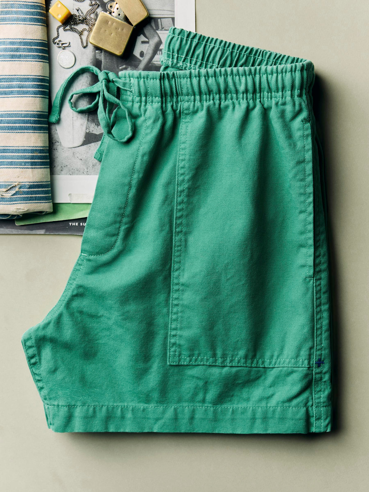 the lounge short in seagreen