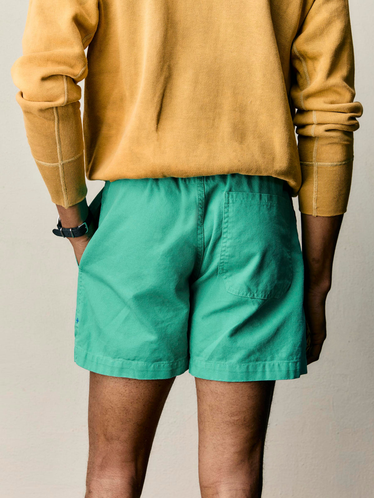 the lounge short in seagreen