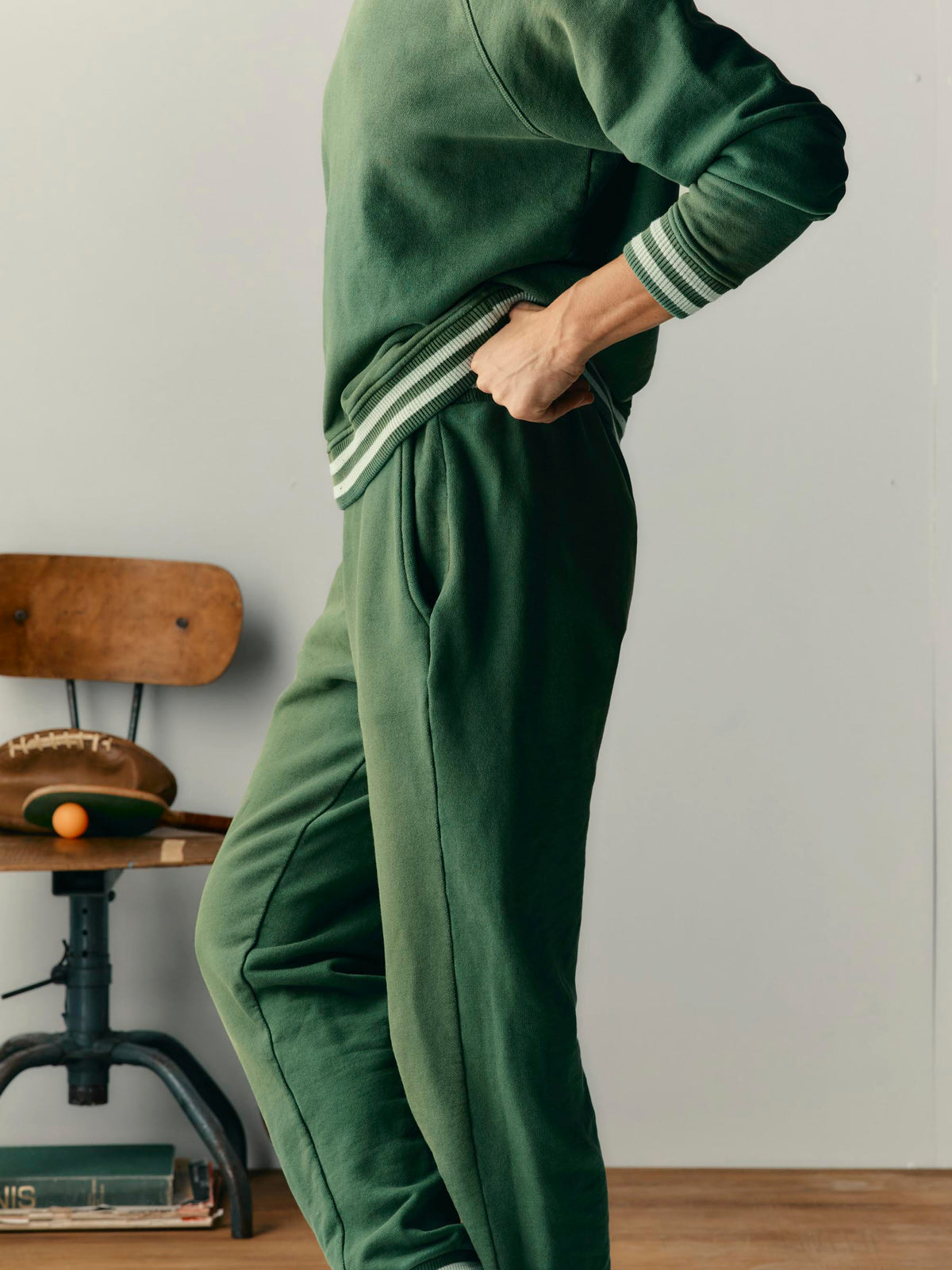 varsity ribbed sweatpant