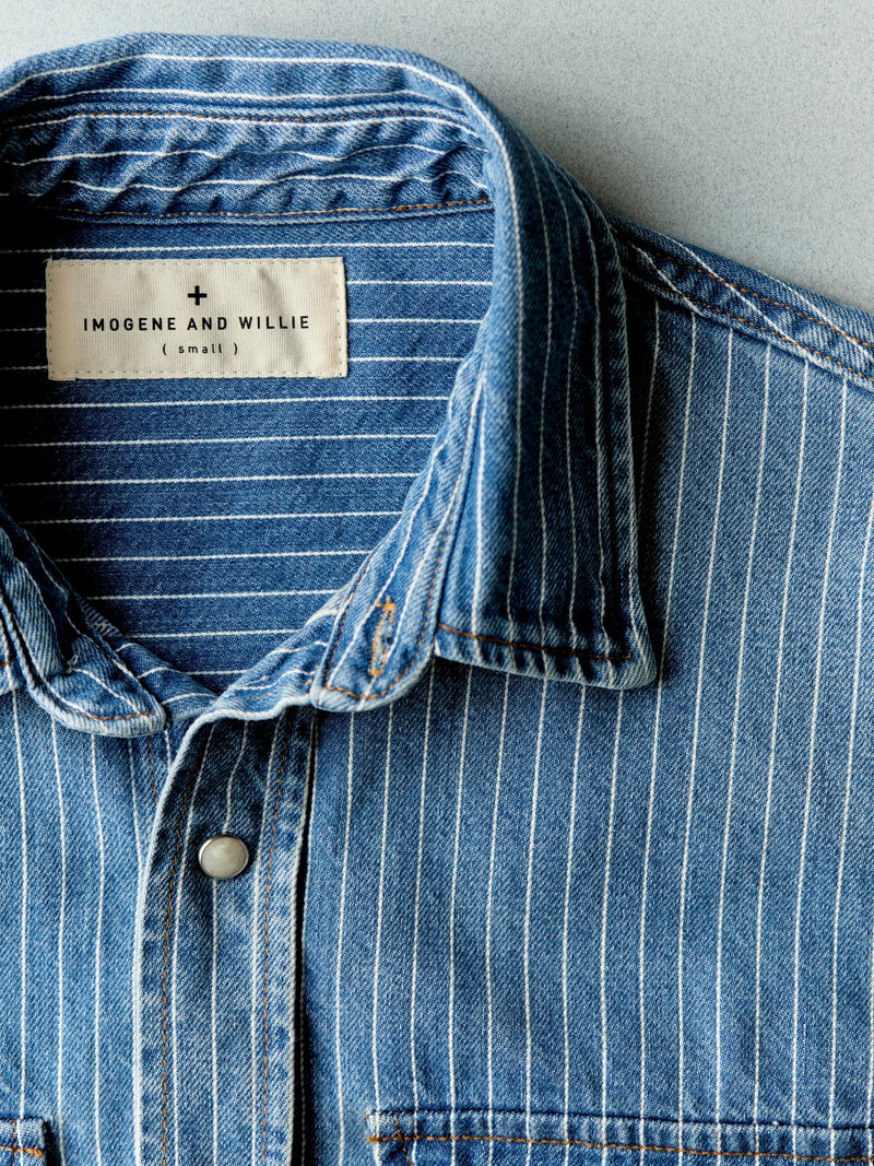 hayes indigo stripe - Model