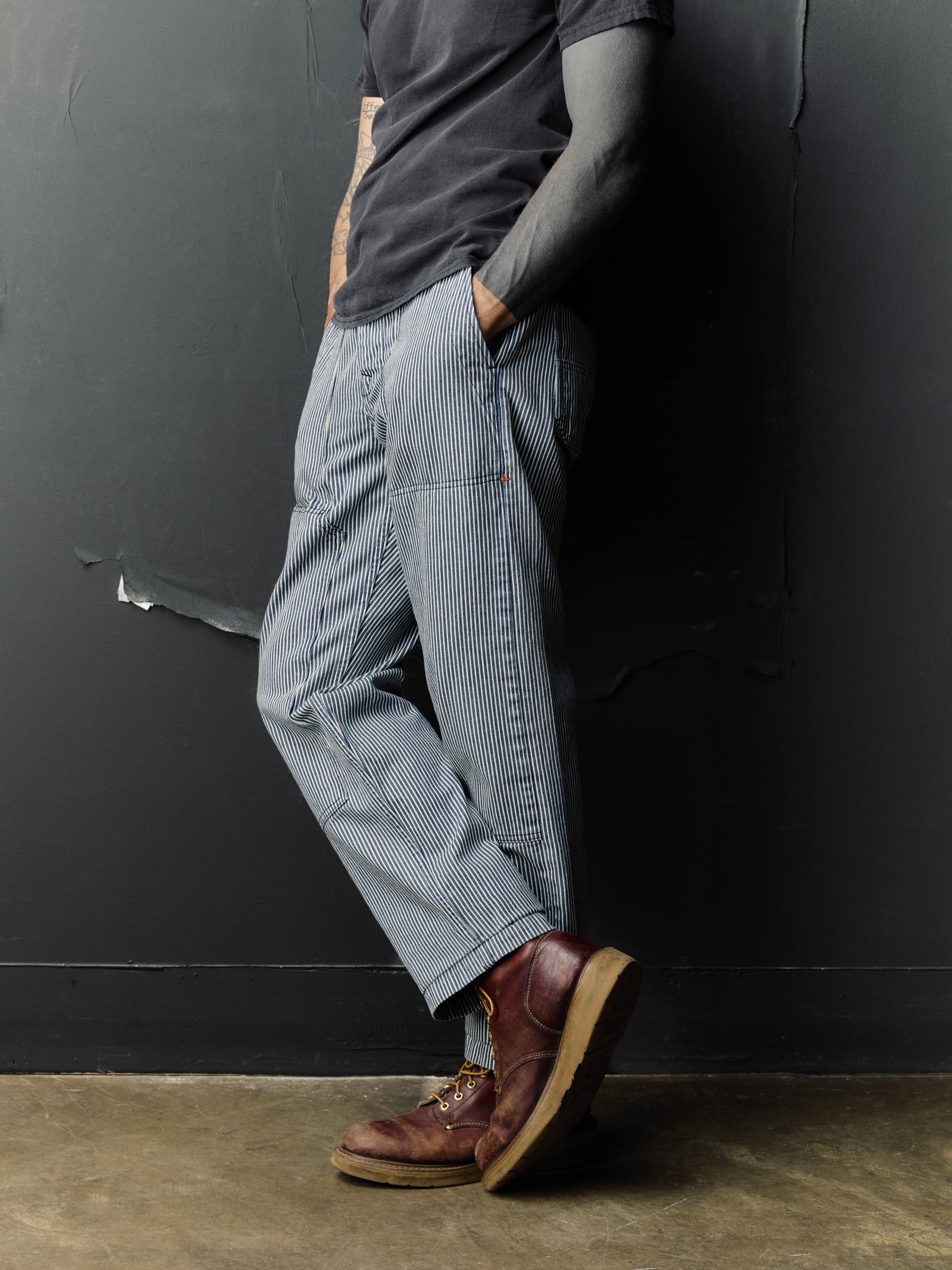 hencye workpant in hickory stripe – imogene + willie