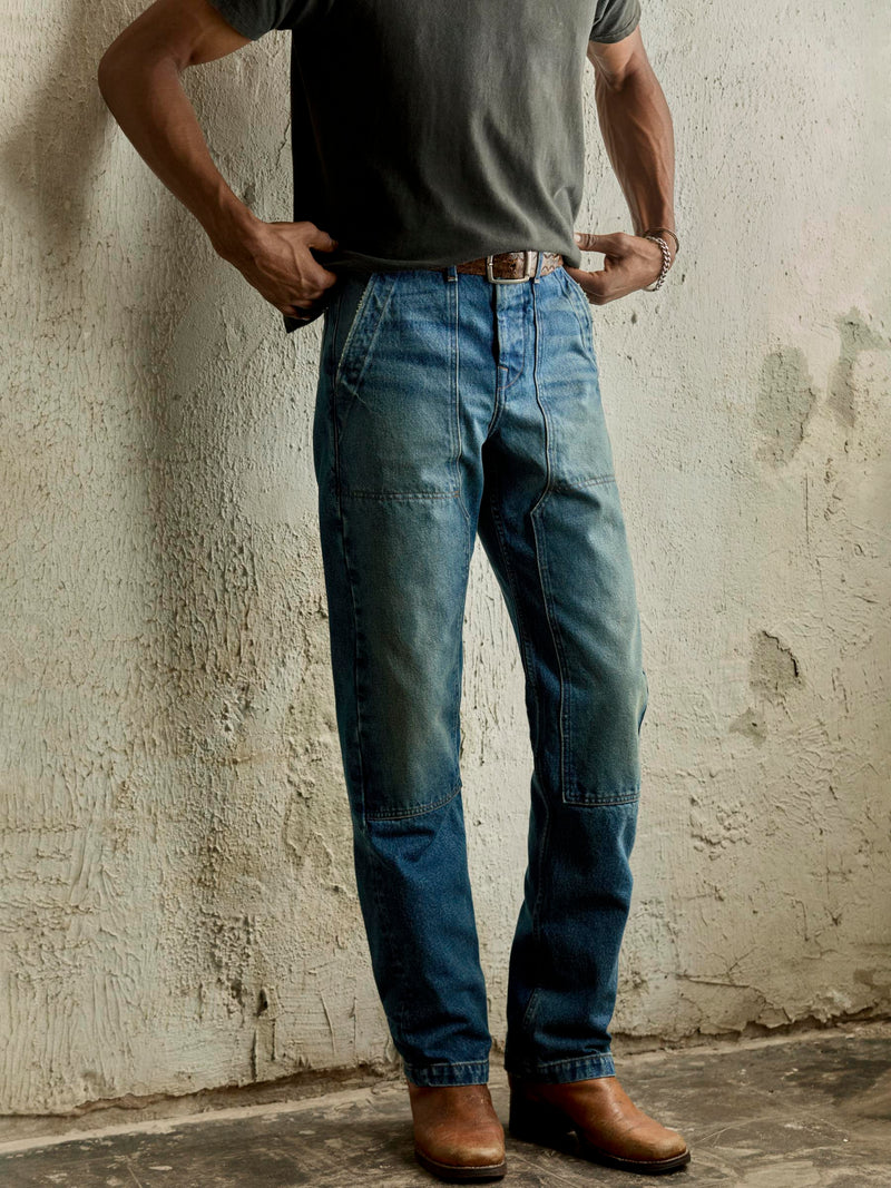hencye washed indigo