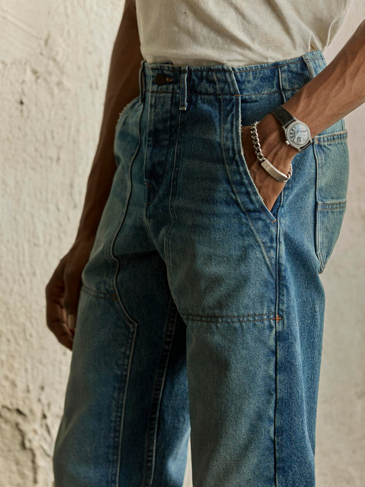 hencye washed indigo