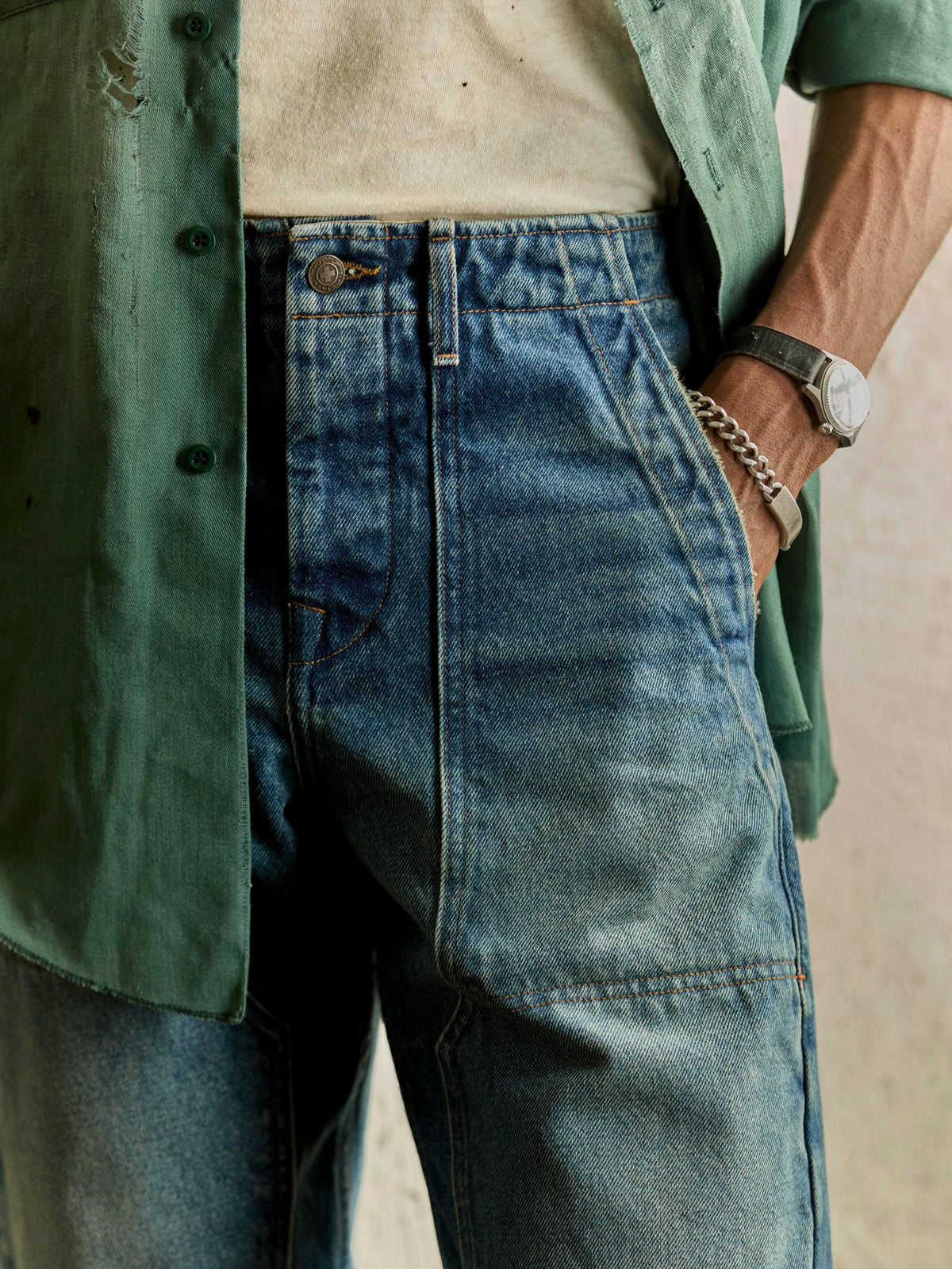 hencye washed indigo
