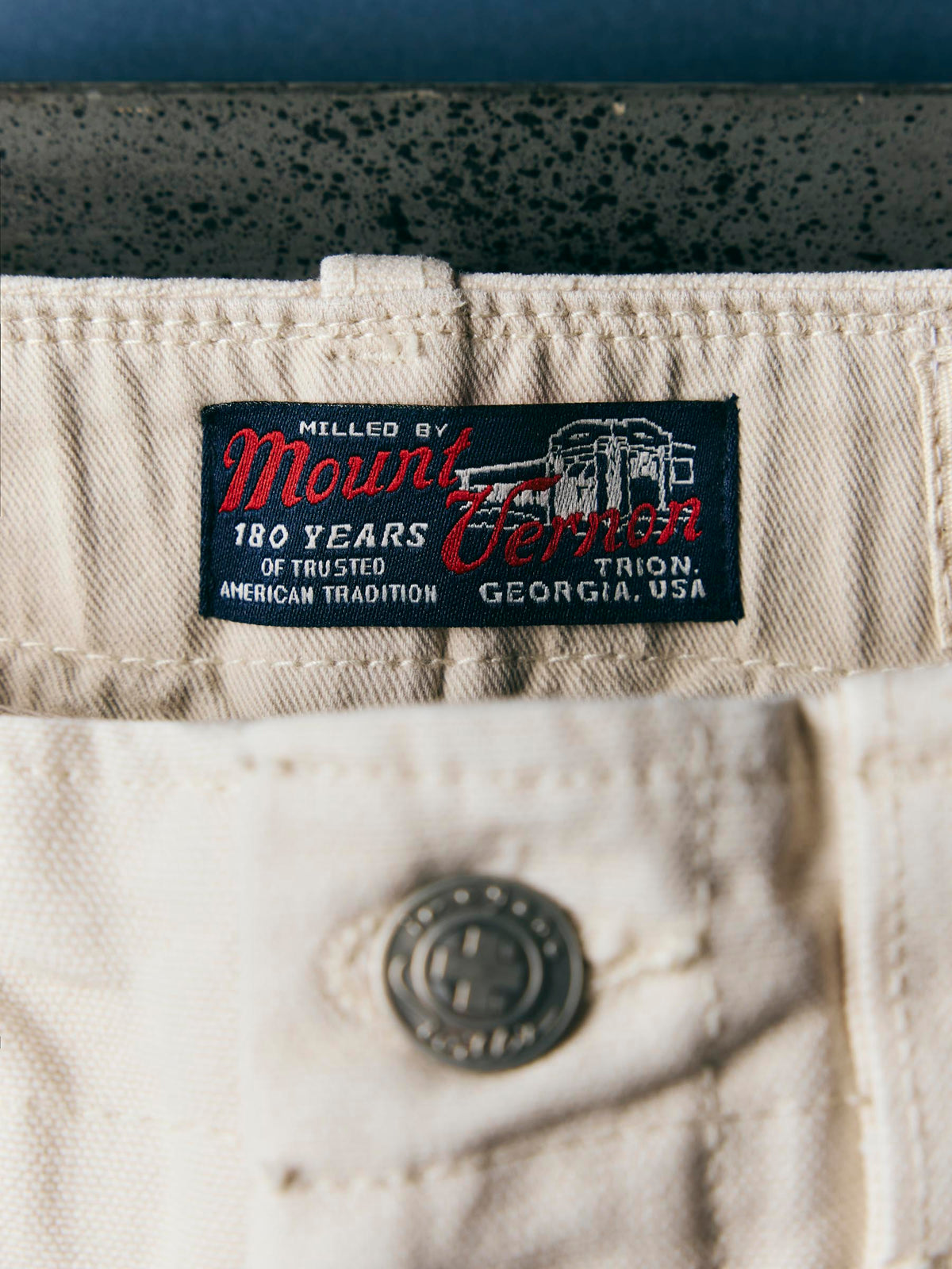 hencye canvas workpant in natural