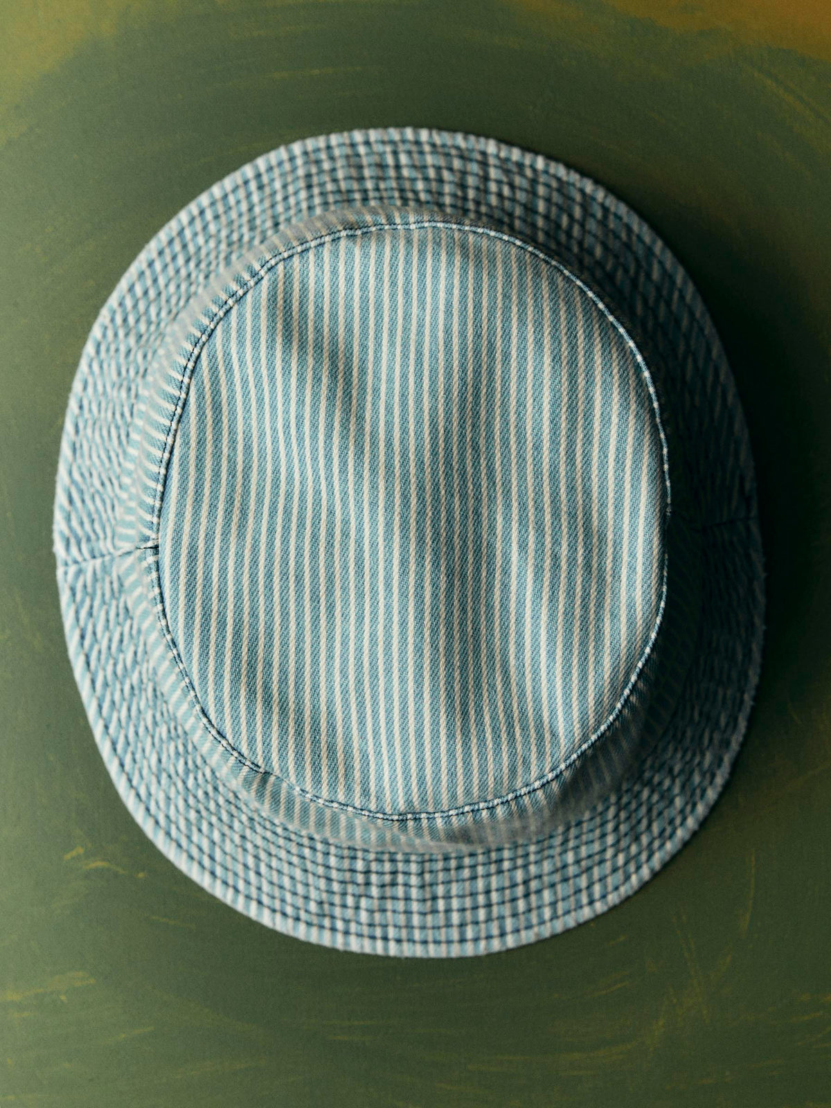 hickory stripe bucket hat