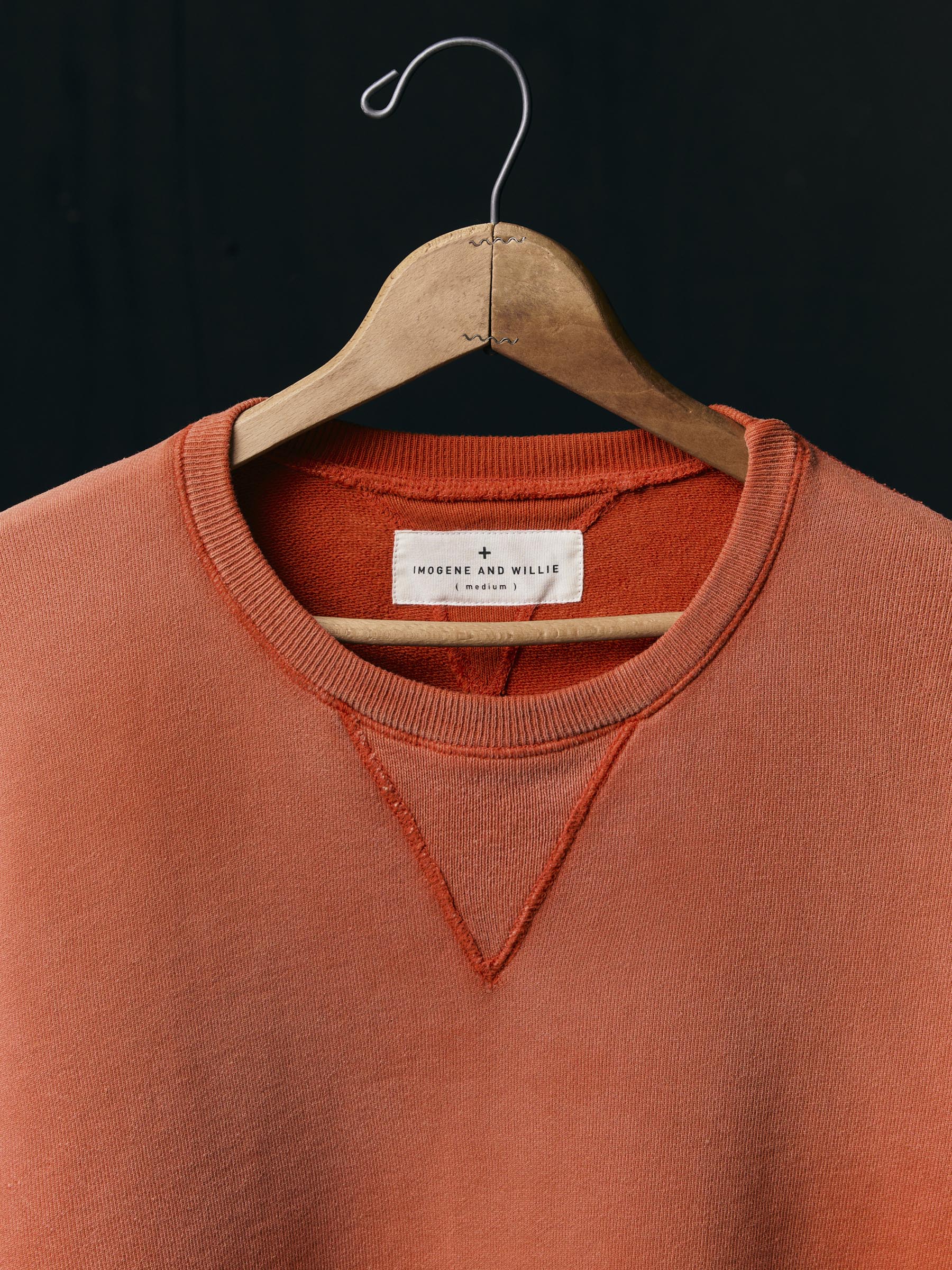 hilts sweatshirt sunfaded red – imogene + willie
