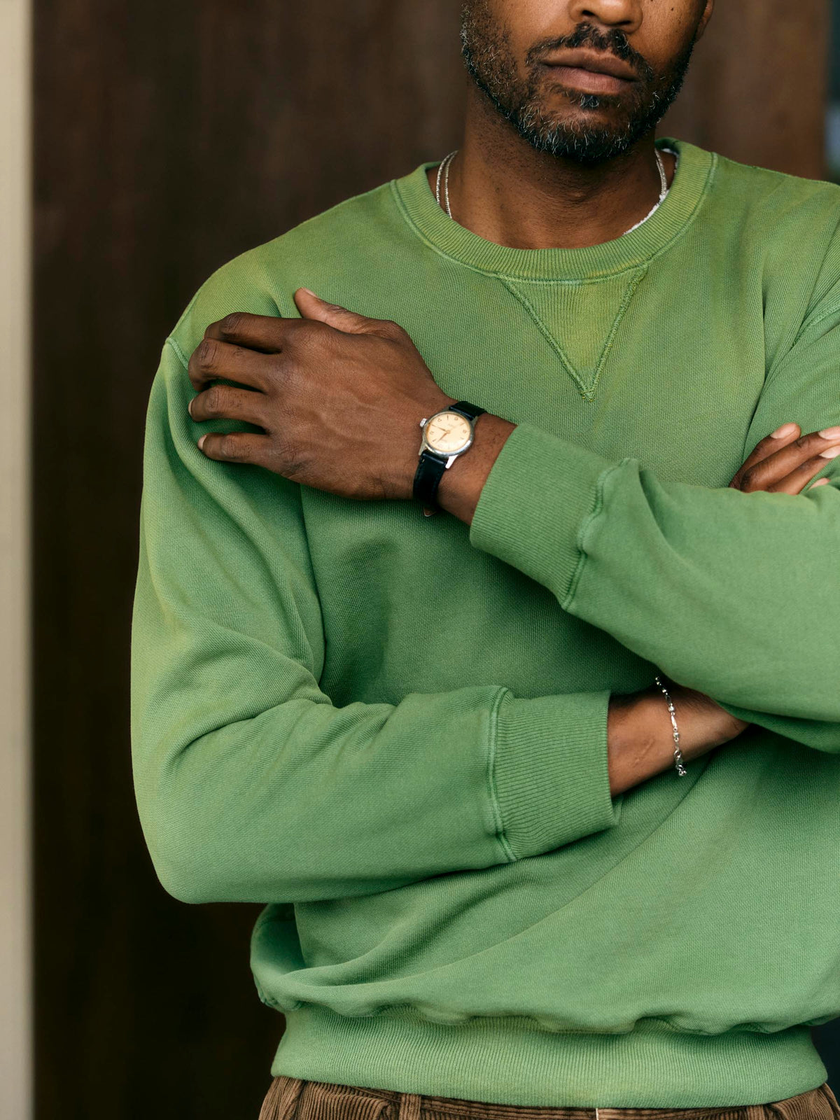 hilts sweatshirt sunfaded  green