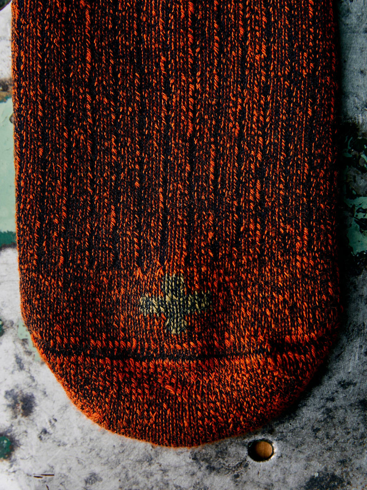 ribbed boot sock in sunset