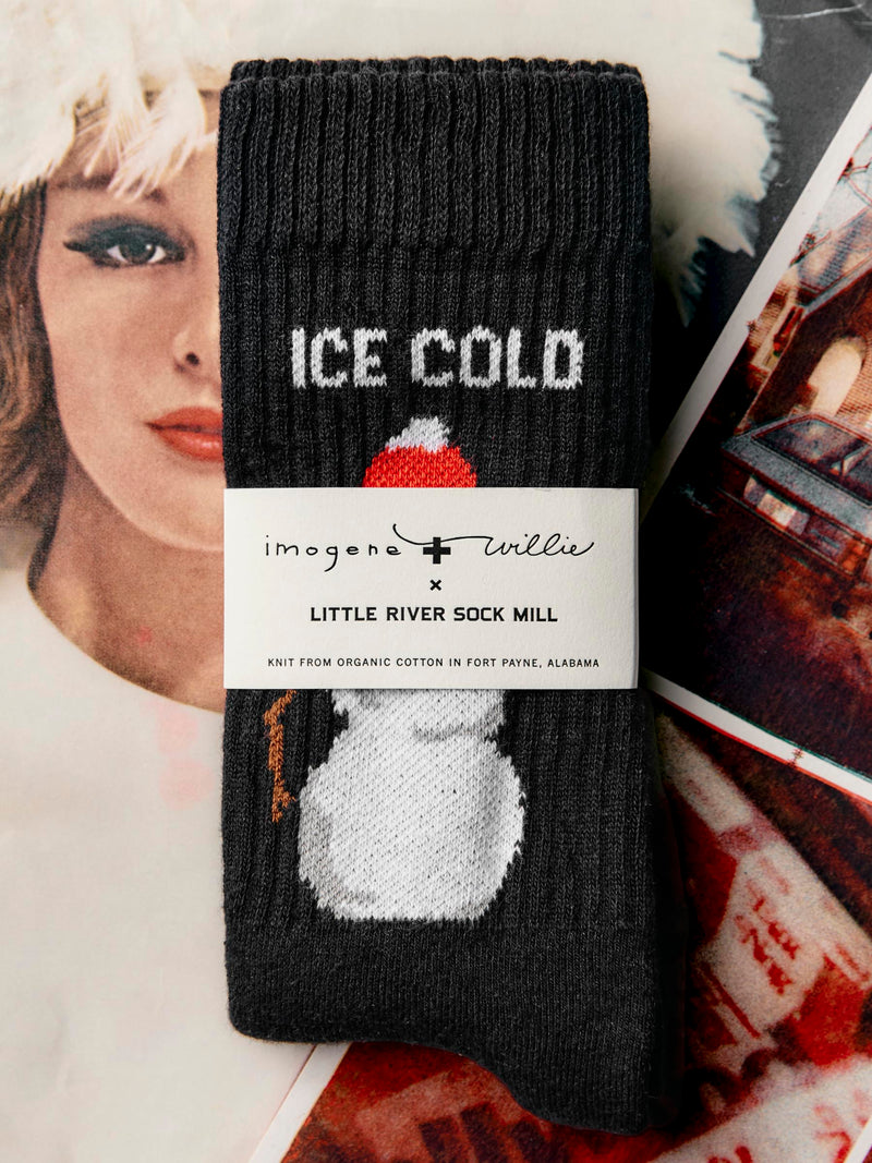 the "ice cold" sock - Model