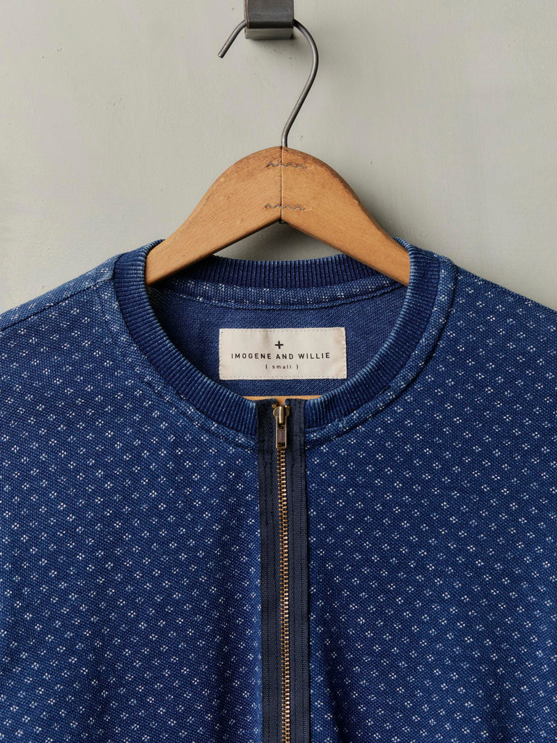 half zip calico thermal - Model