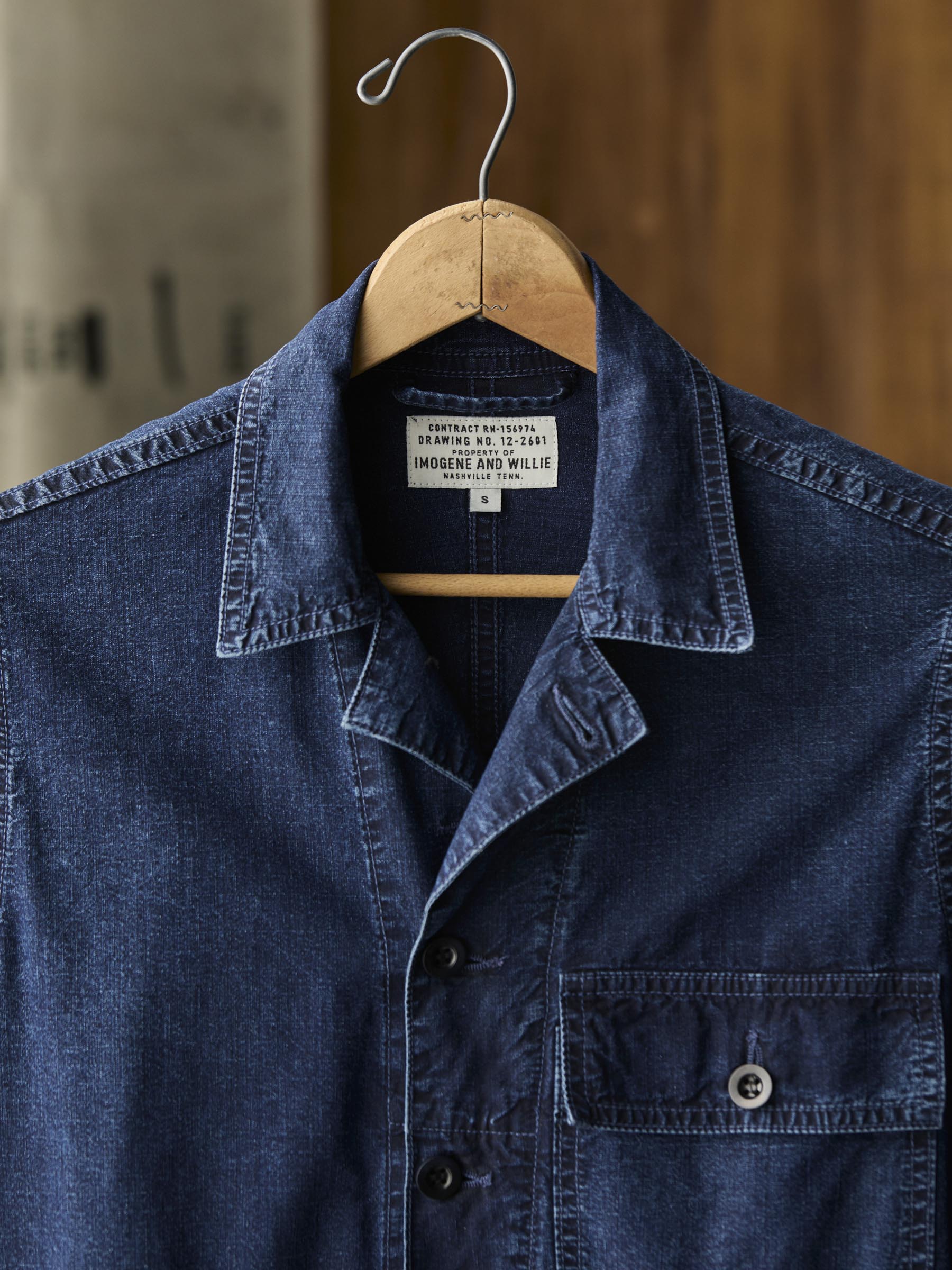 indigo ripstop coverall – imogene + willie