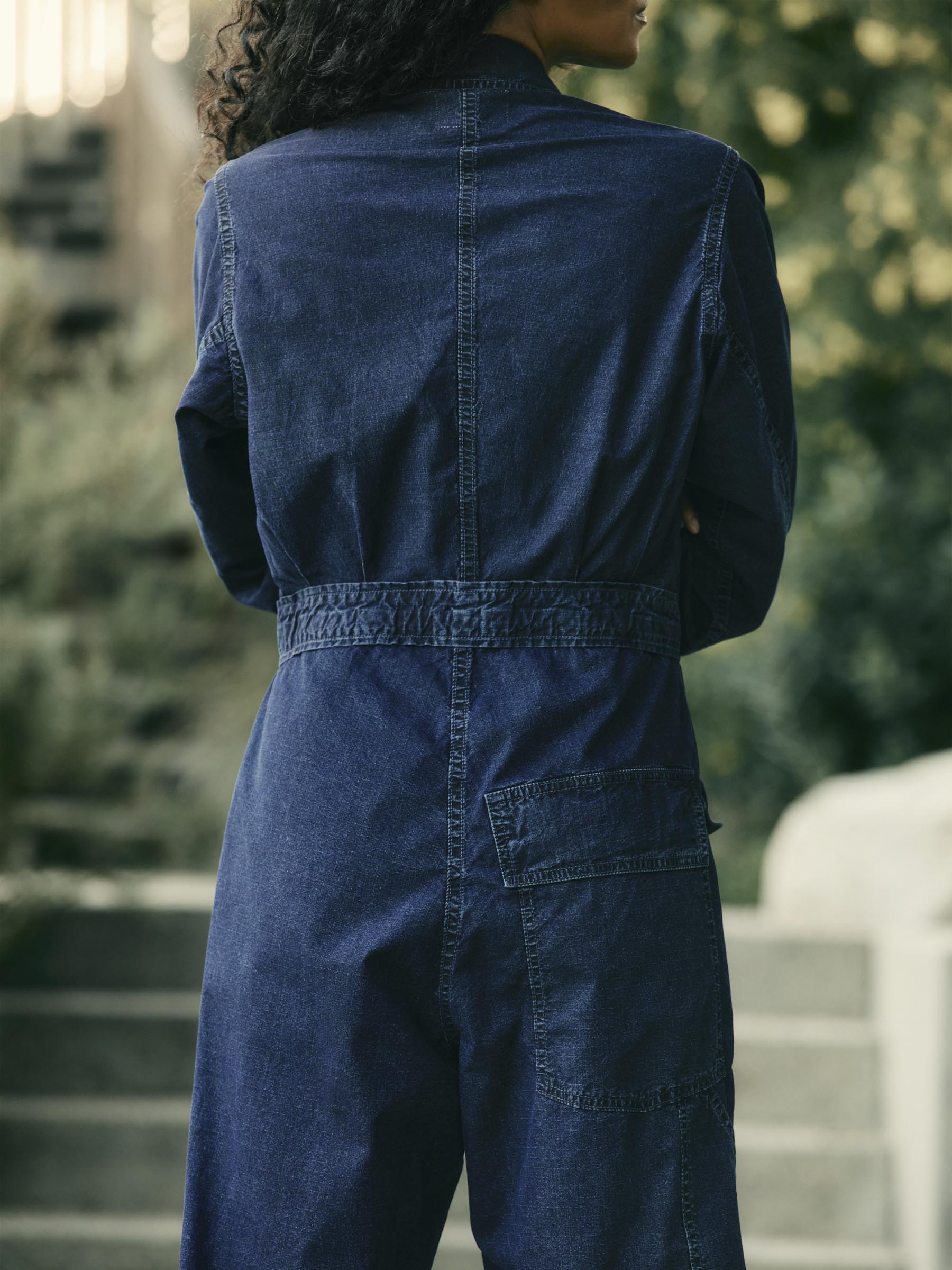 indigo ripstop coverall – imogene + willie
