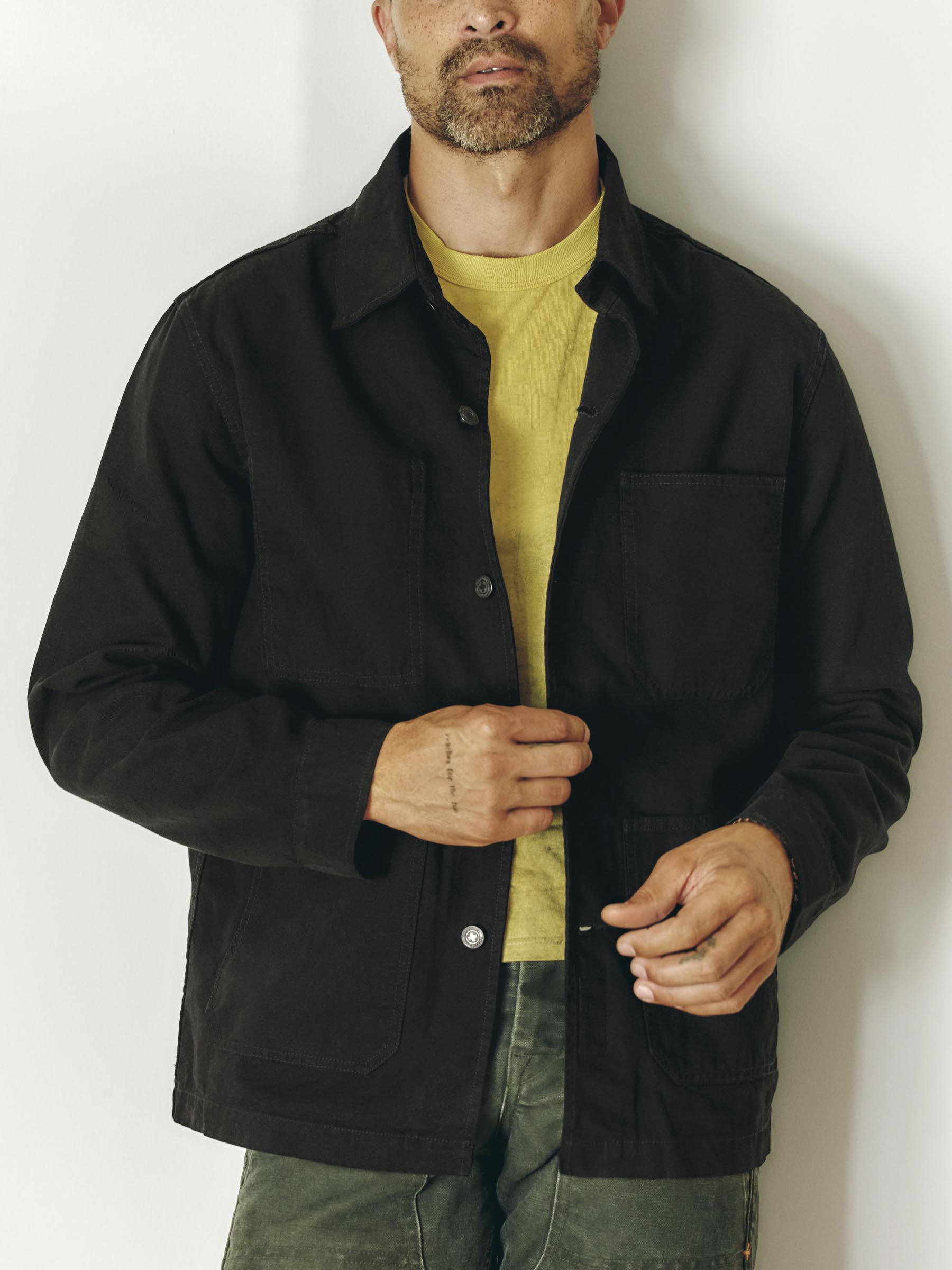 jack jacket in overdyed slate – imogene + willie