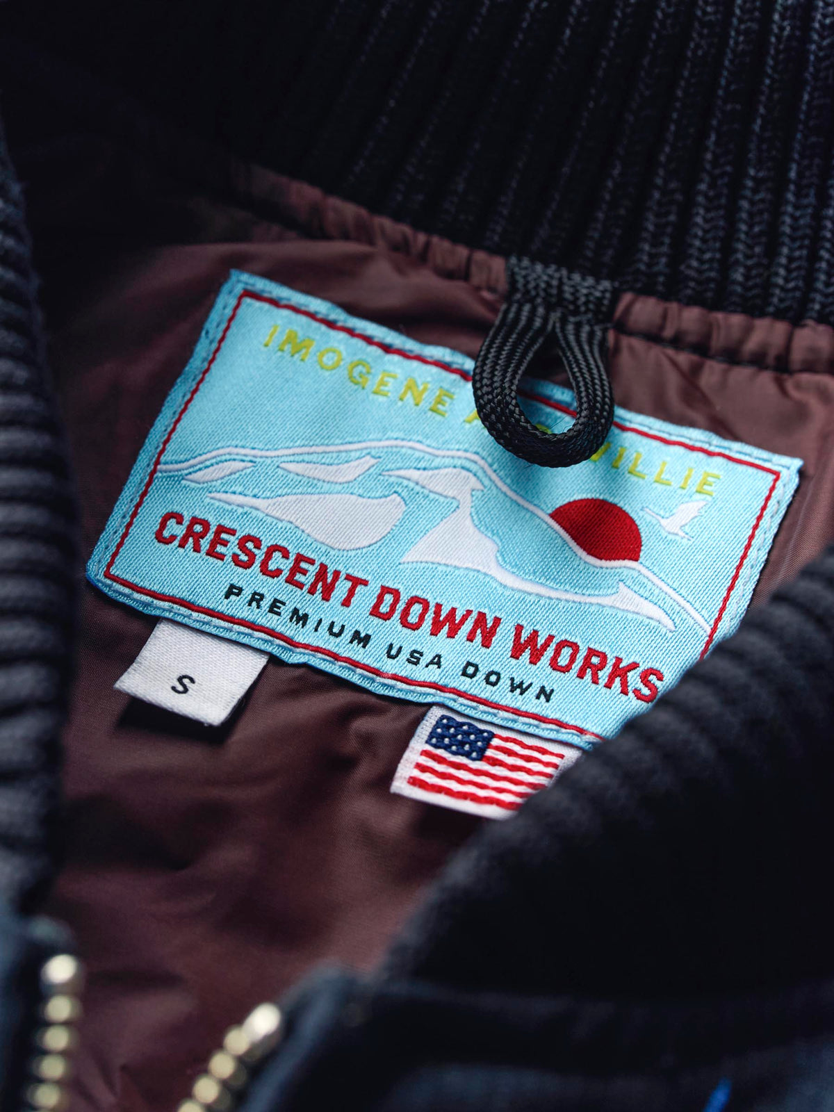 i+w x cdw reverse black indigo nep bomber