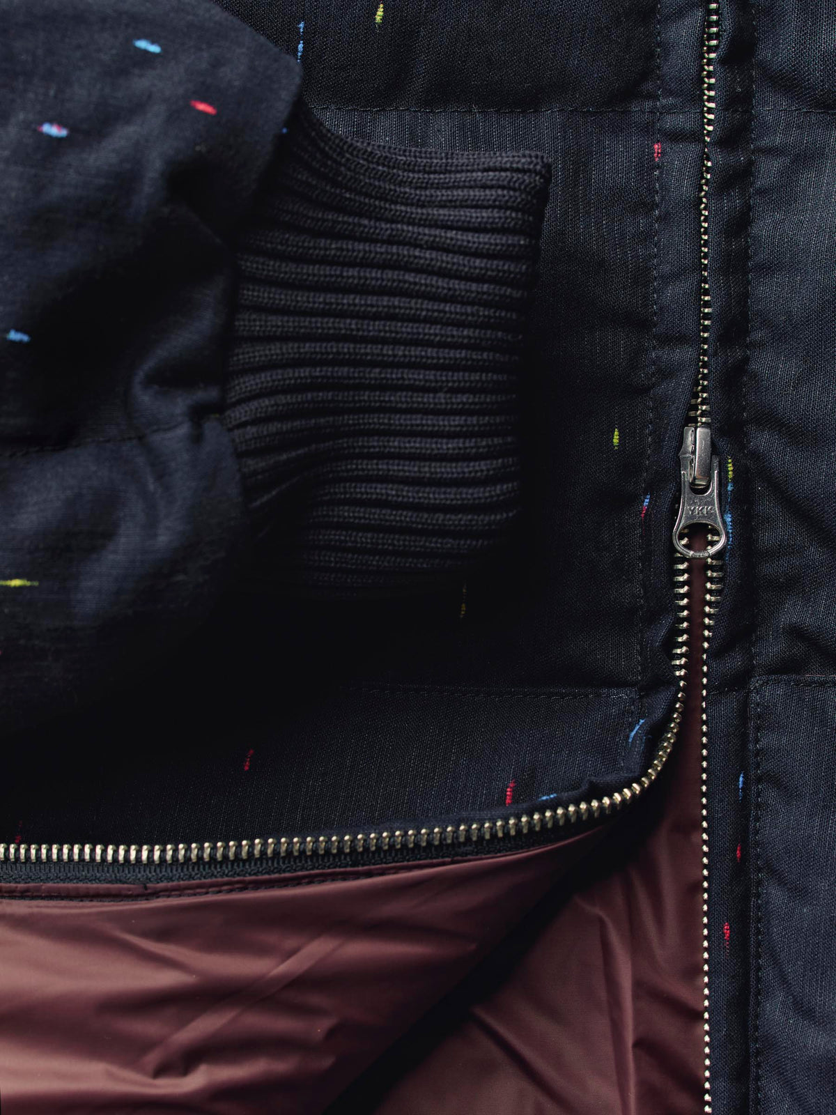 i+w x cdw reverse black indigo nep bomber