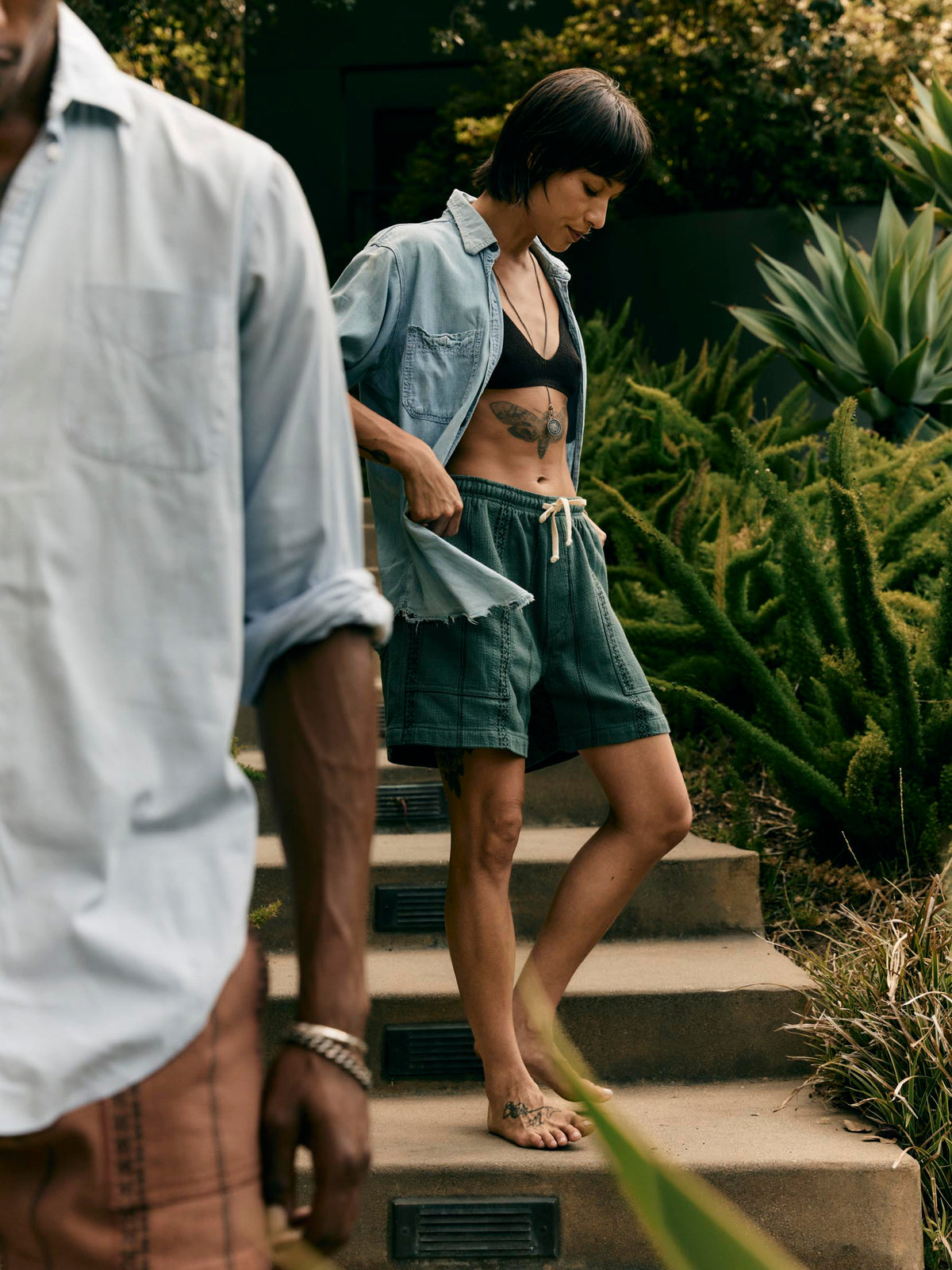 lagos lounge short in spruce