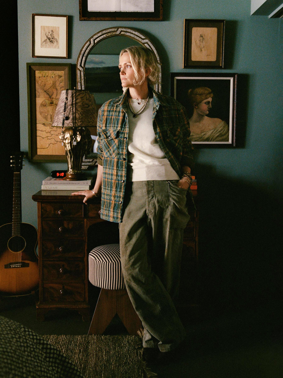 larkin quilted shirt jacket