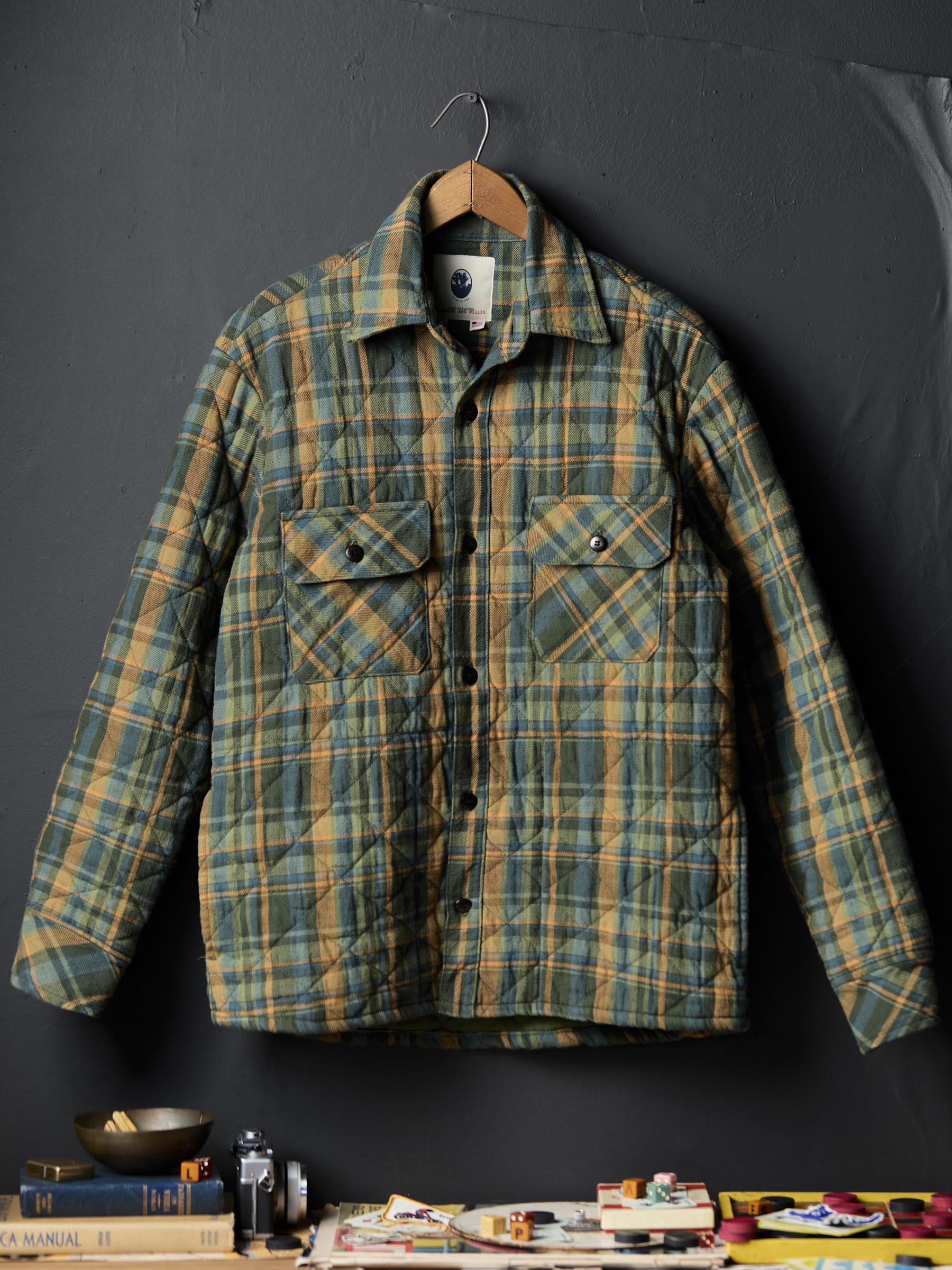 larkin quilted shirt jacket – imogene + willie