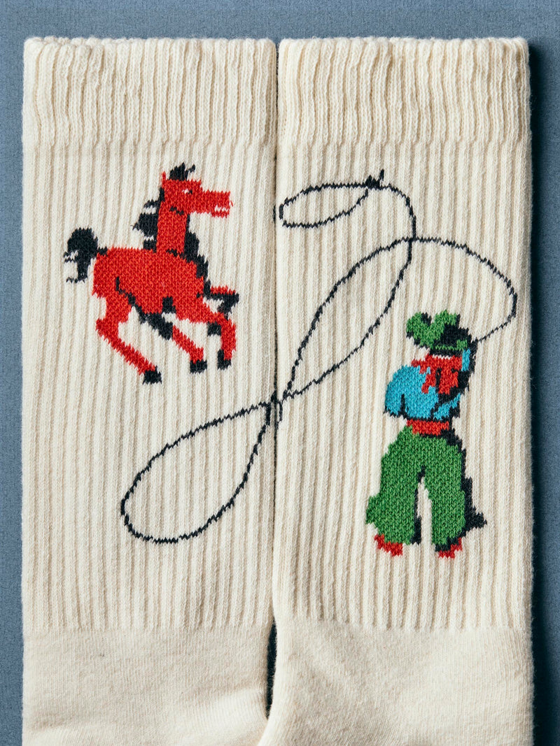 the "roper" sock - Model