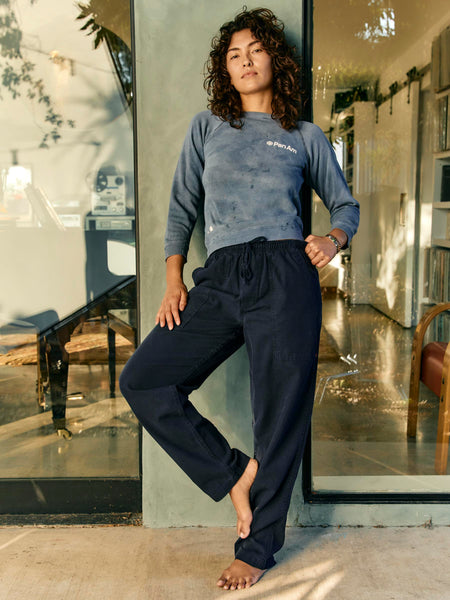 willow pants ヘリンボーン NEAT Derby oneita web-loungePantBlueW_01_grande.