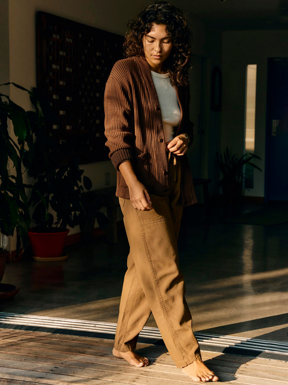 ventura chore pant in field tan