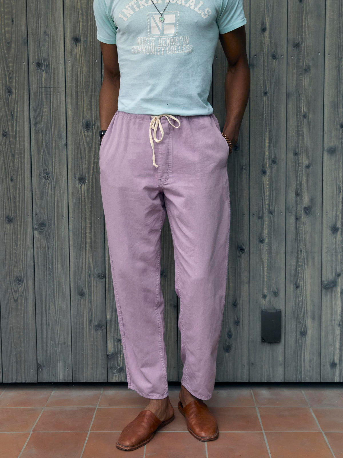 lounge pant in lilac