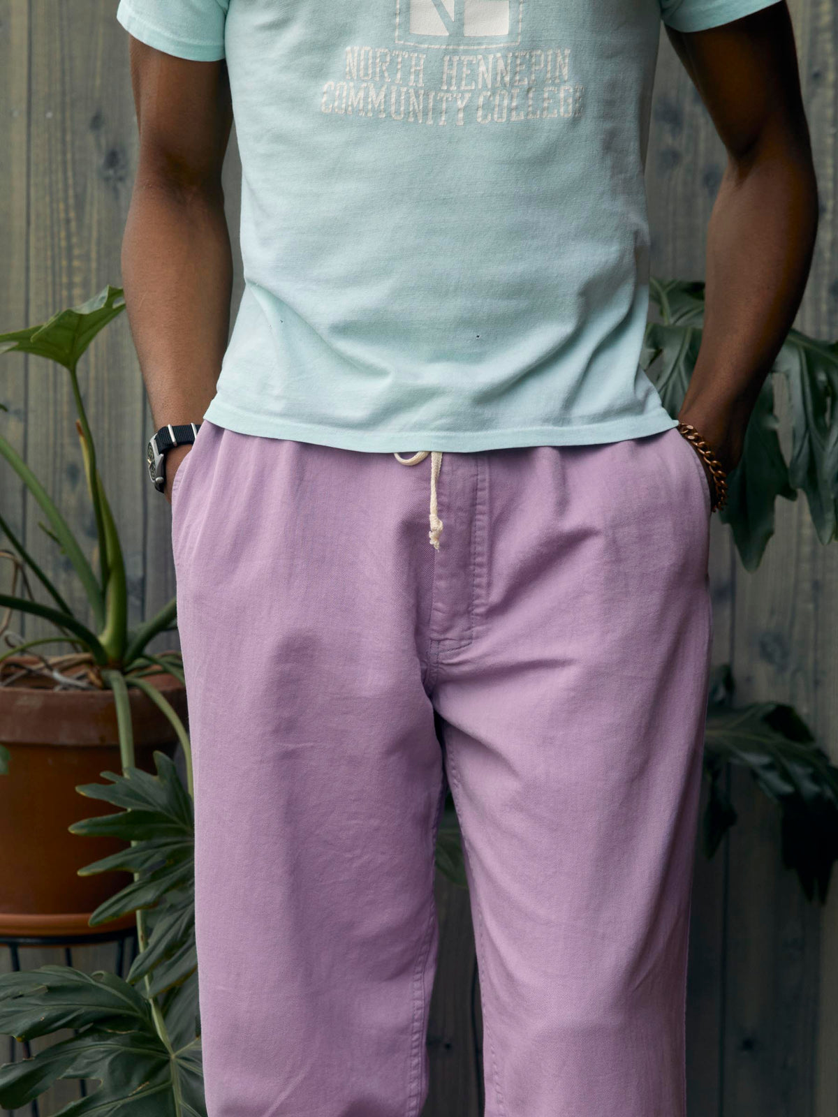 lounge pant in lilac