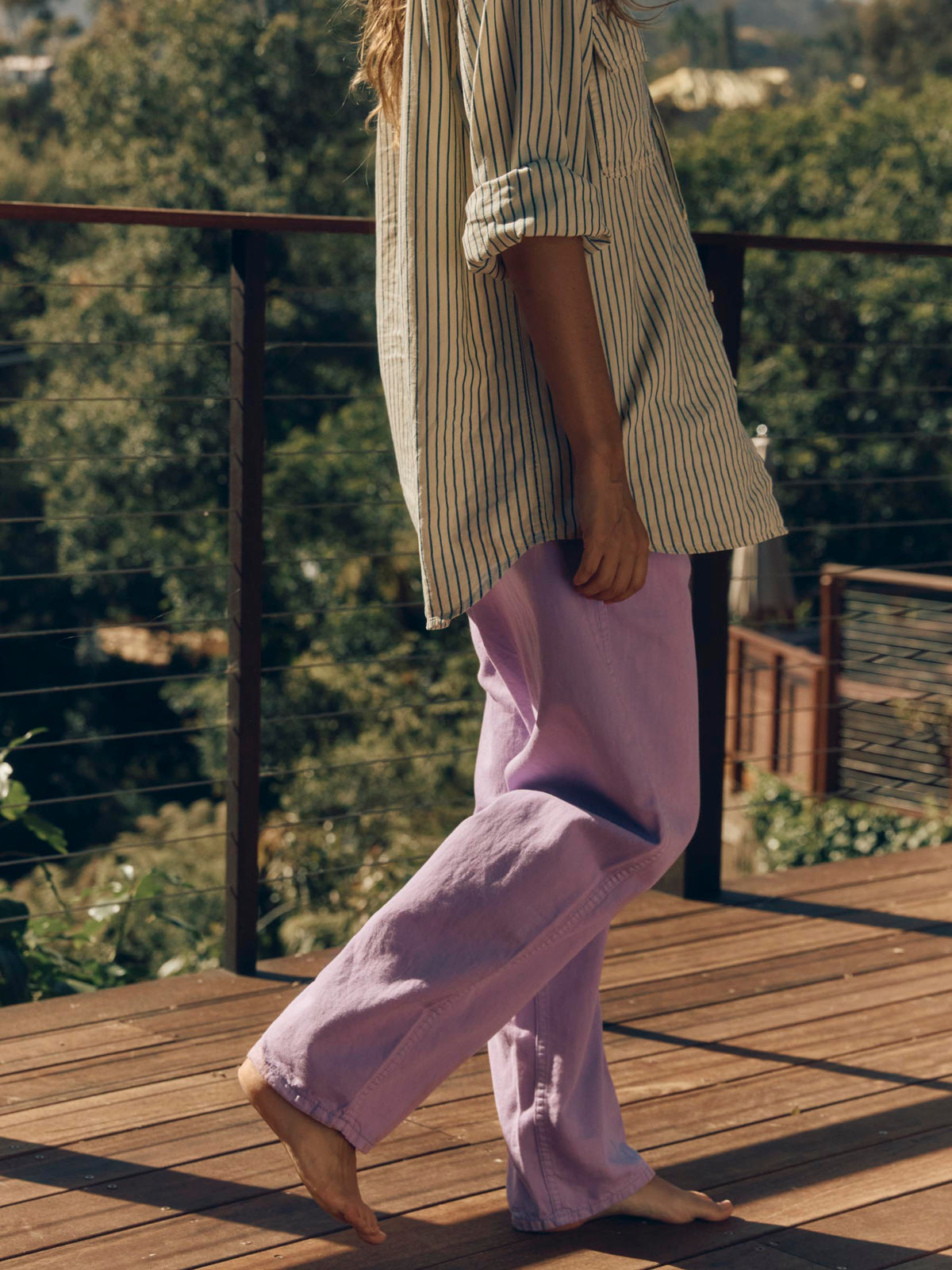 lounge pant in lilac
