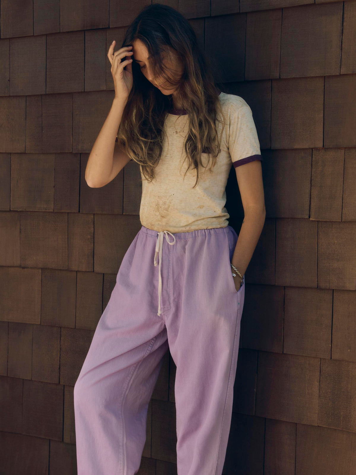 lounge pant in lilac