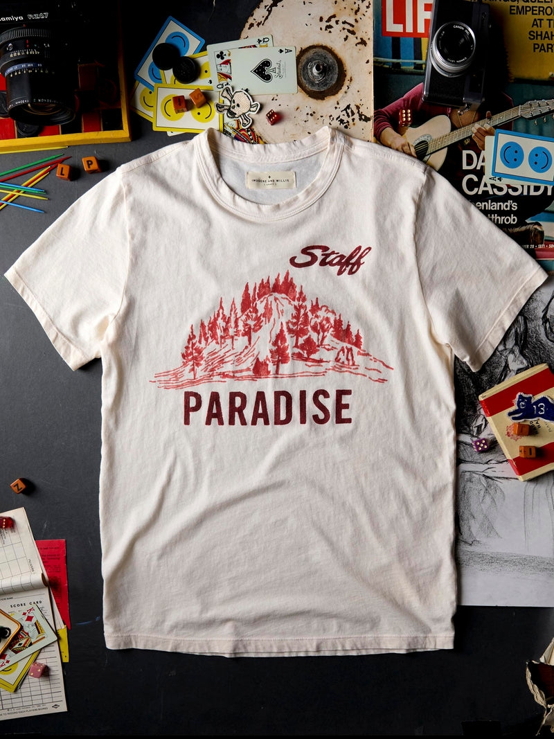 the "paradise" staff tee - Model