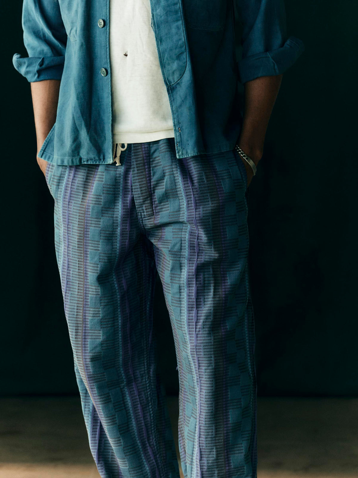 the lounge pant in sonoran jacquard