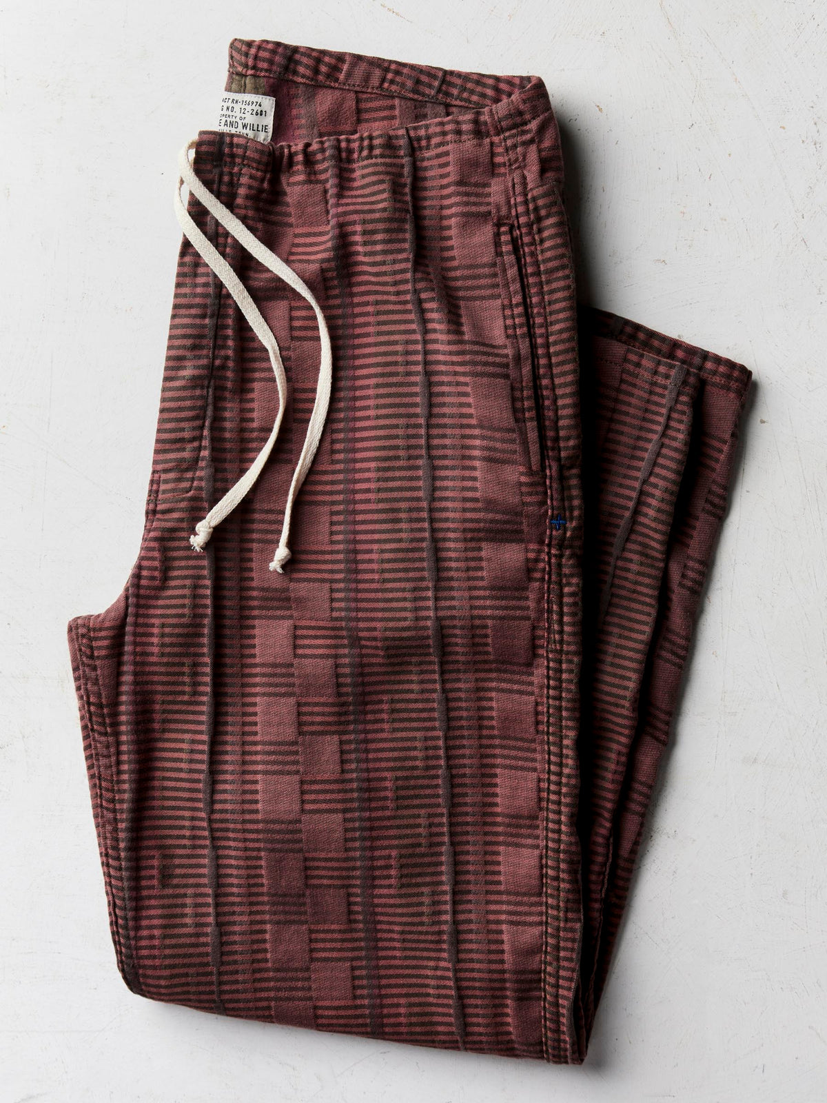 lounge pant in mojave jacquard
