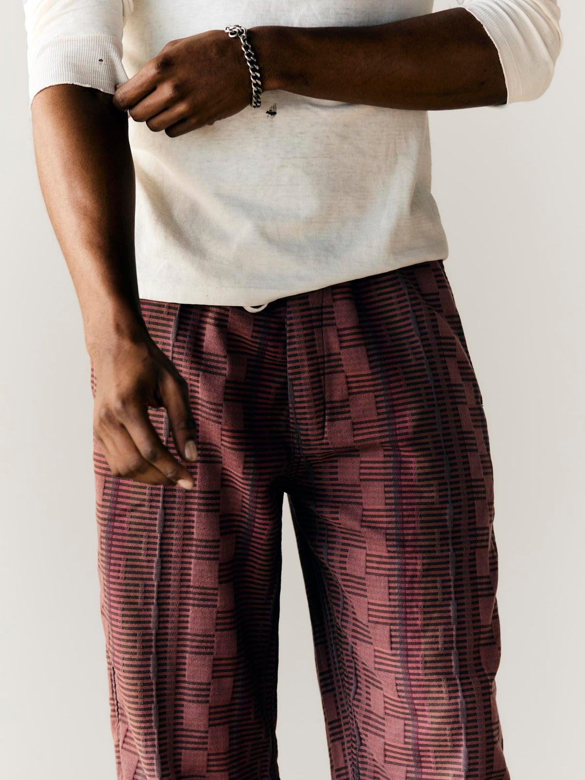 lounge pant in mojave jacquard