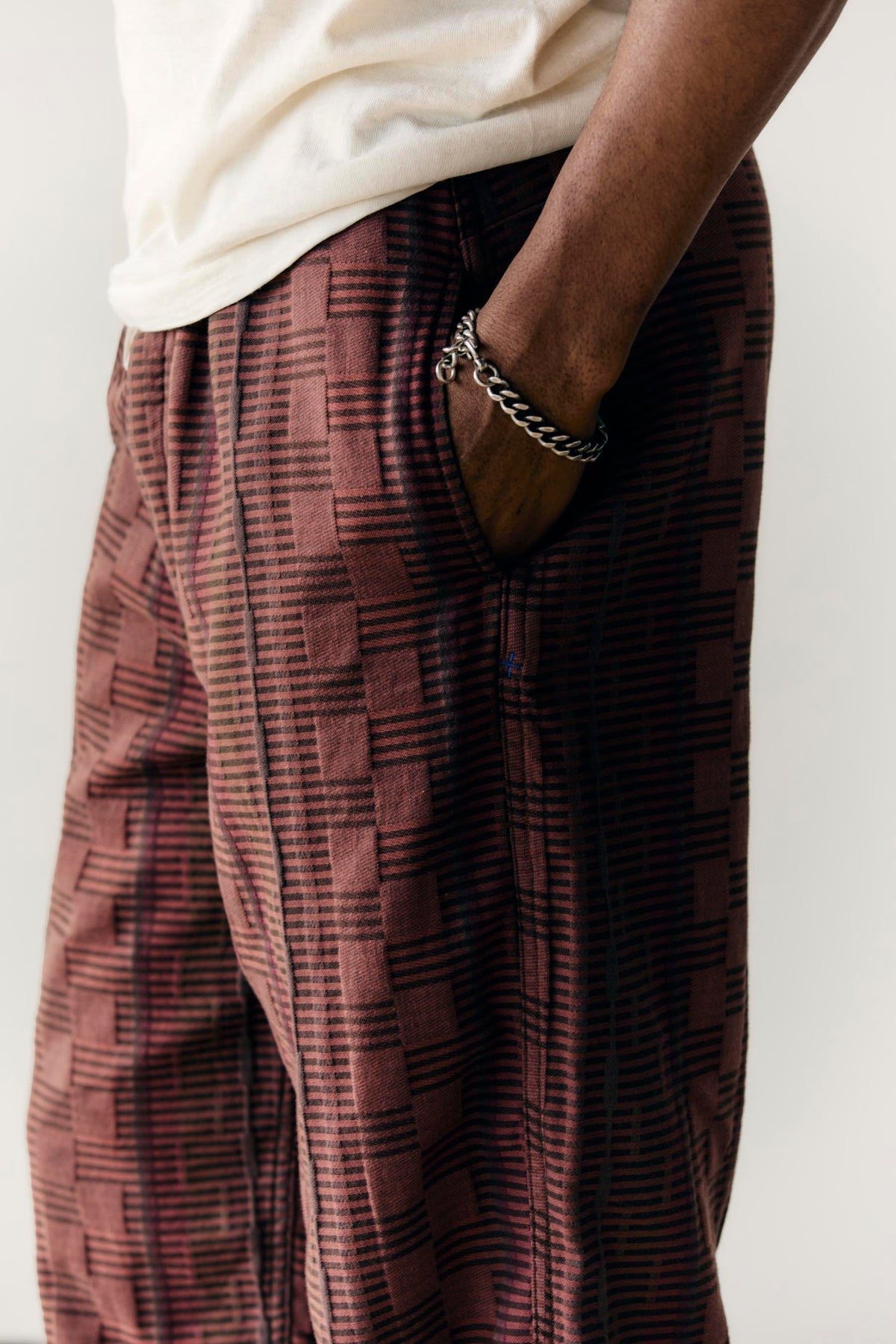 lounge pant in mojave jacquard