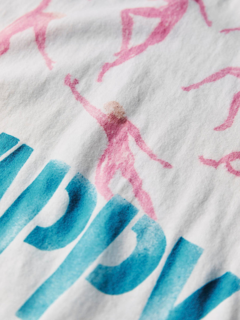 handpainted "happy" tee - Model