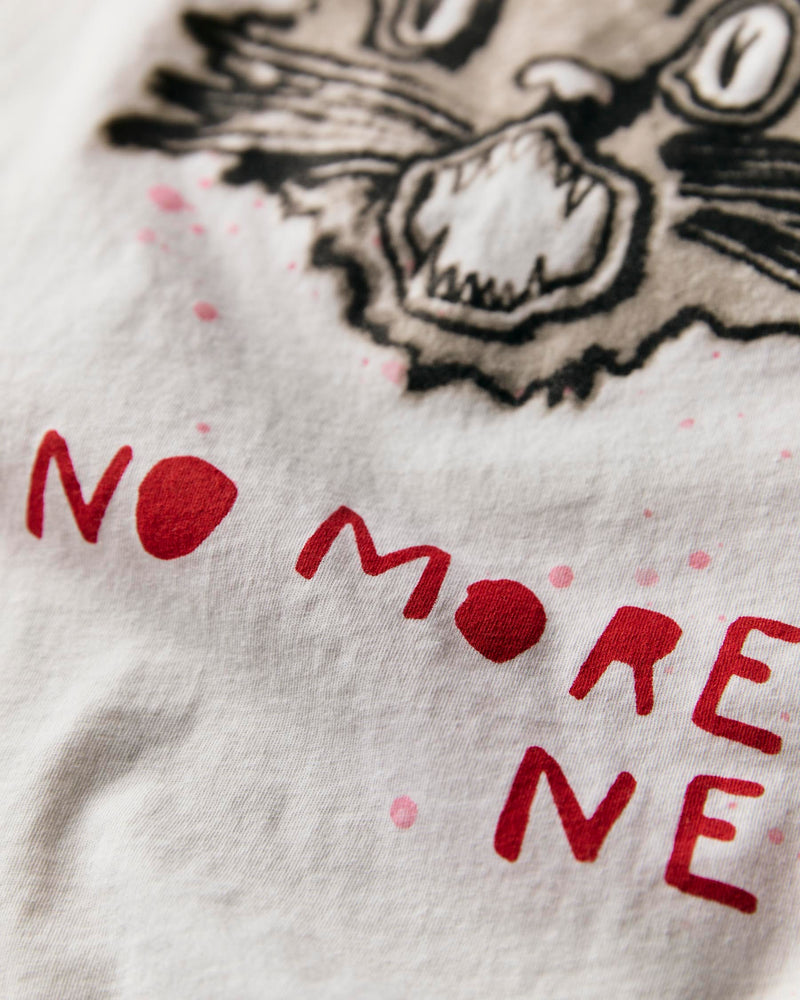the "no more news" tee