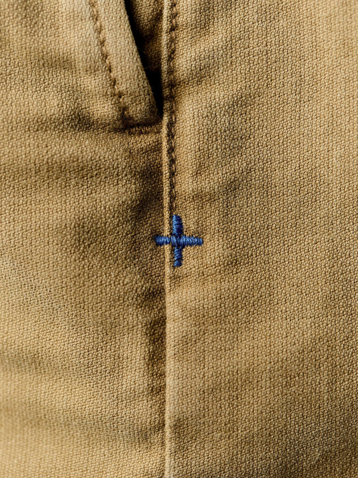 oscar washed brown broken twill