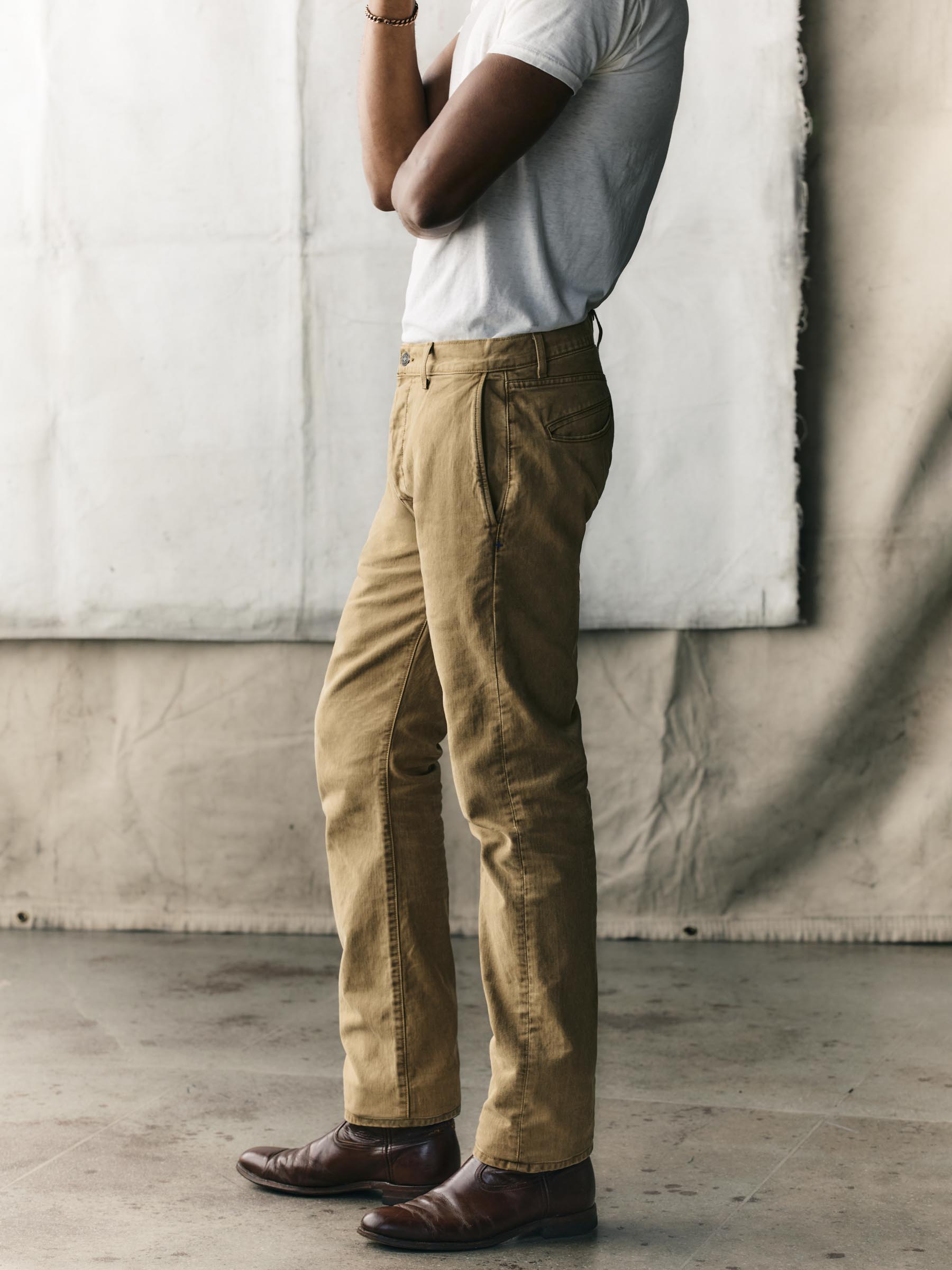 oscar washed brown broken twill – imogene + willie