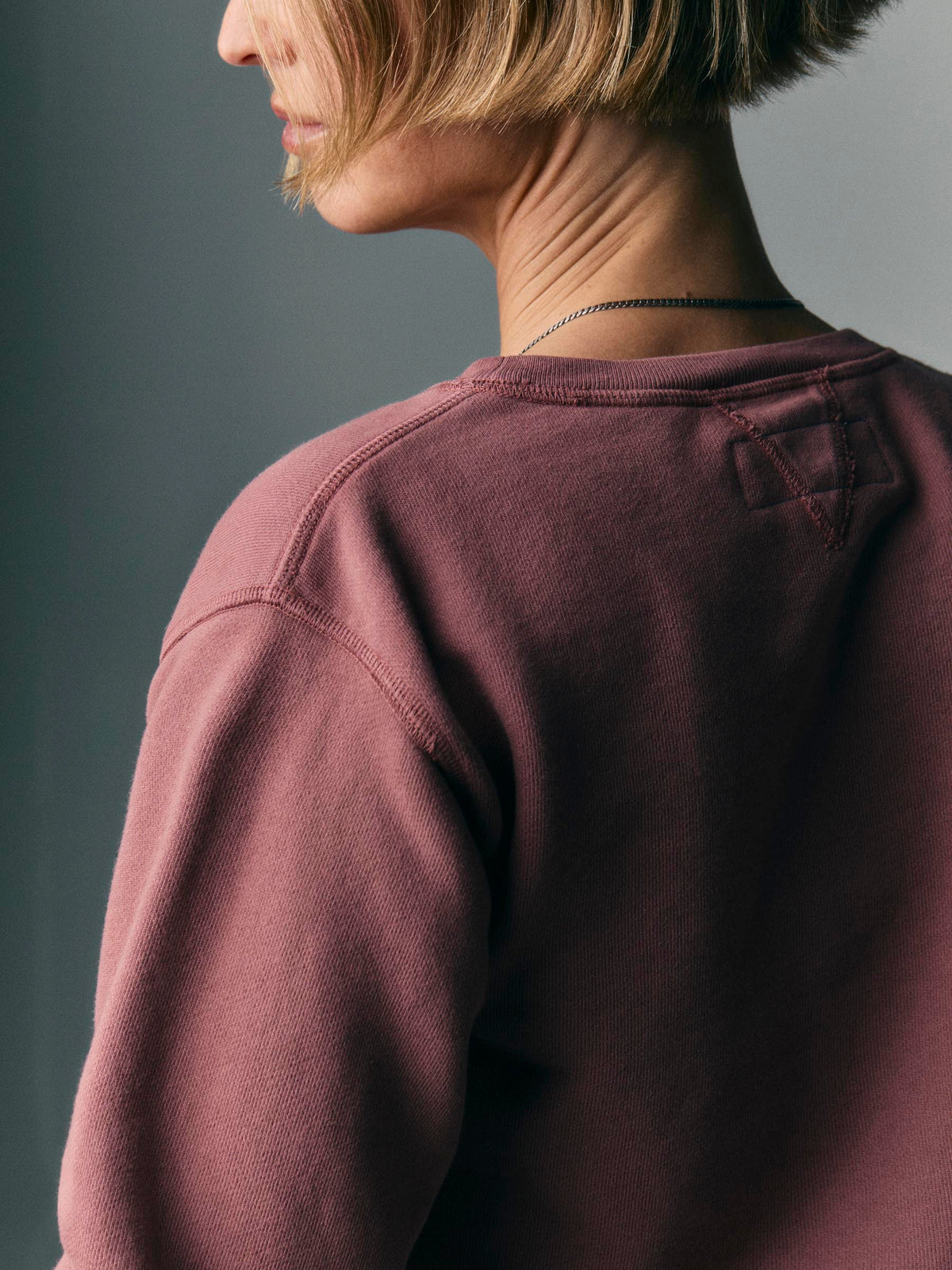 penny sweatshirt in plum